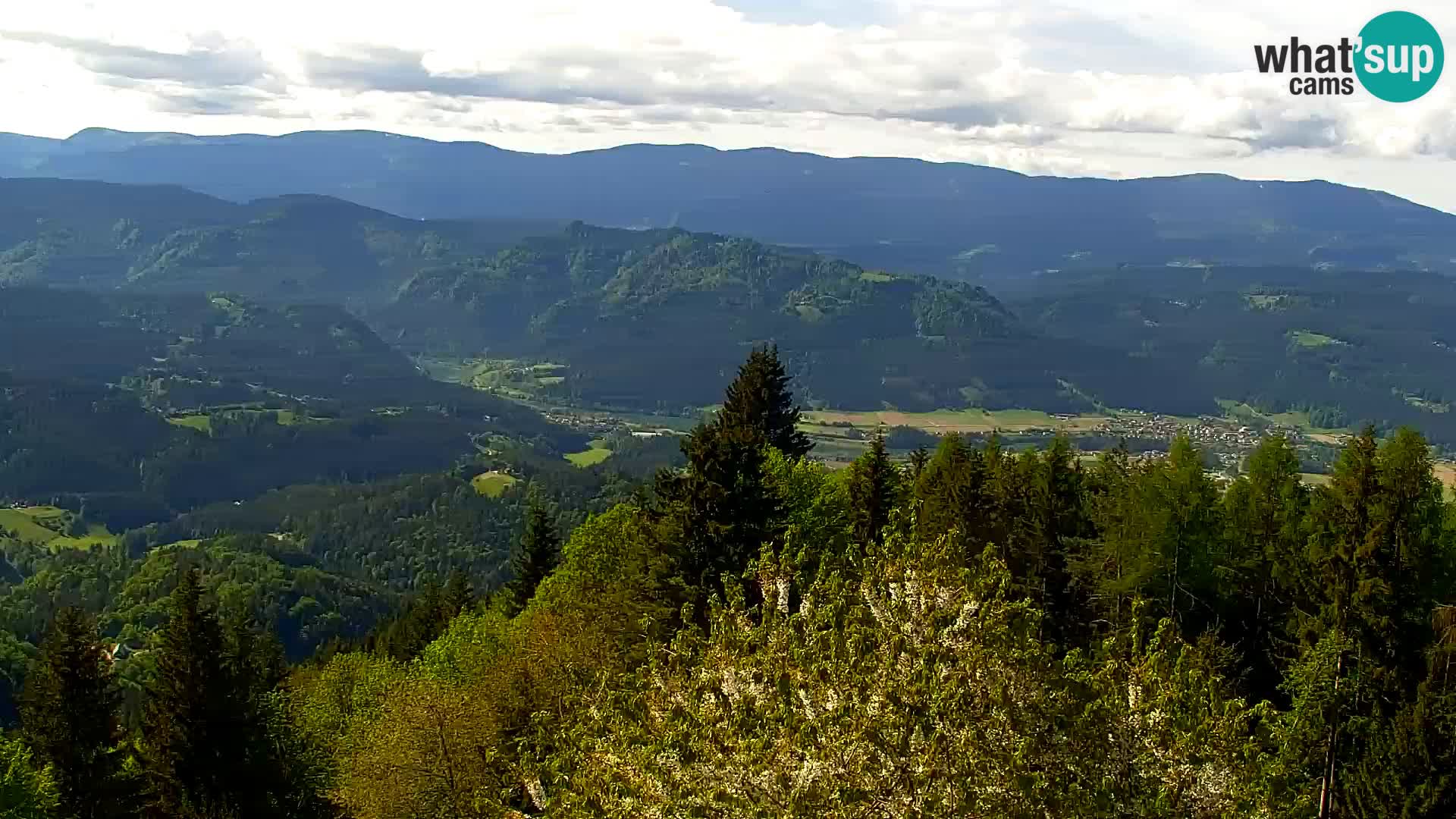 Webcam Kapunar | Monte Kapuna hacia Austria y Pohorje