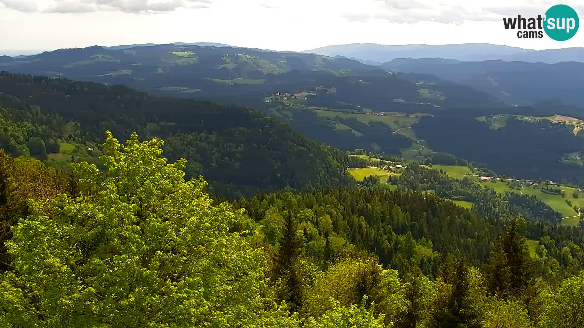 Webcam Kapunar | Monte Kapuna hacia Austria y Pohorje