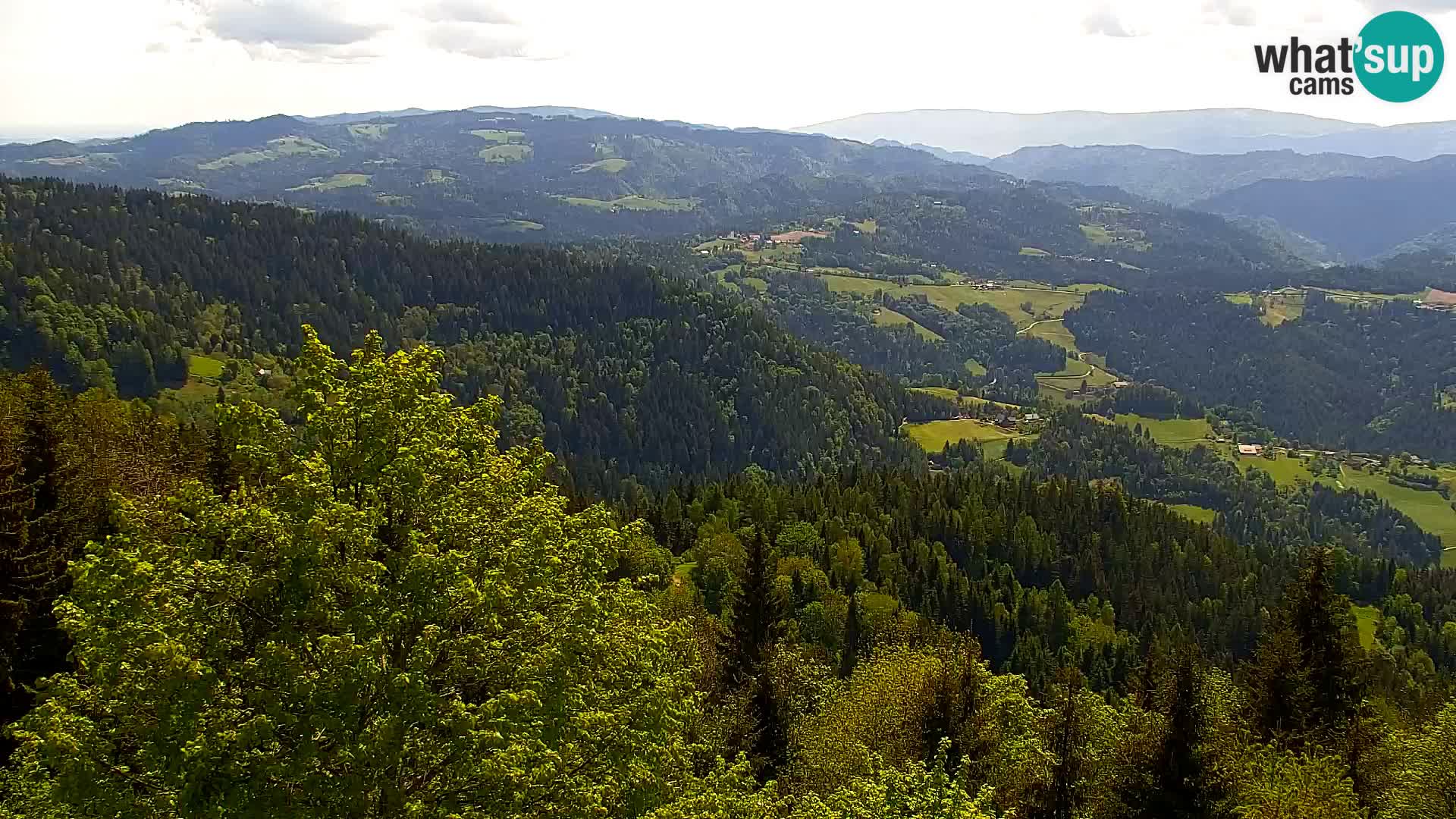Webcam Kapunar | Monte Kapuna hacia Austria y Pohorje