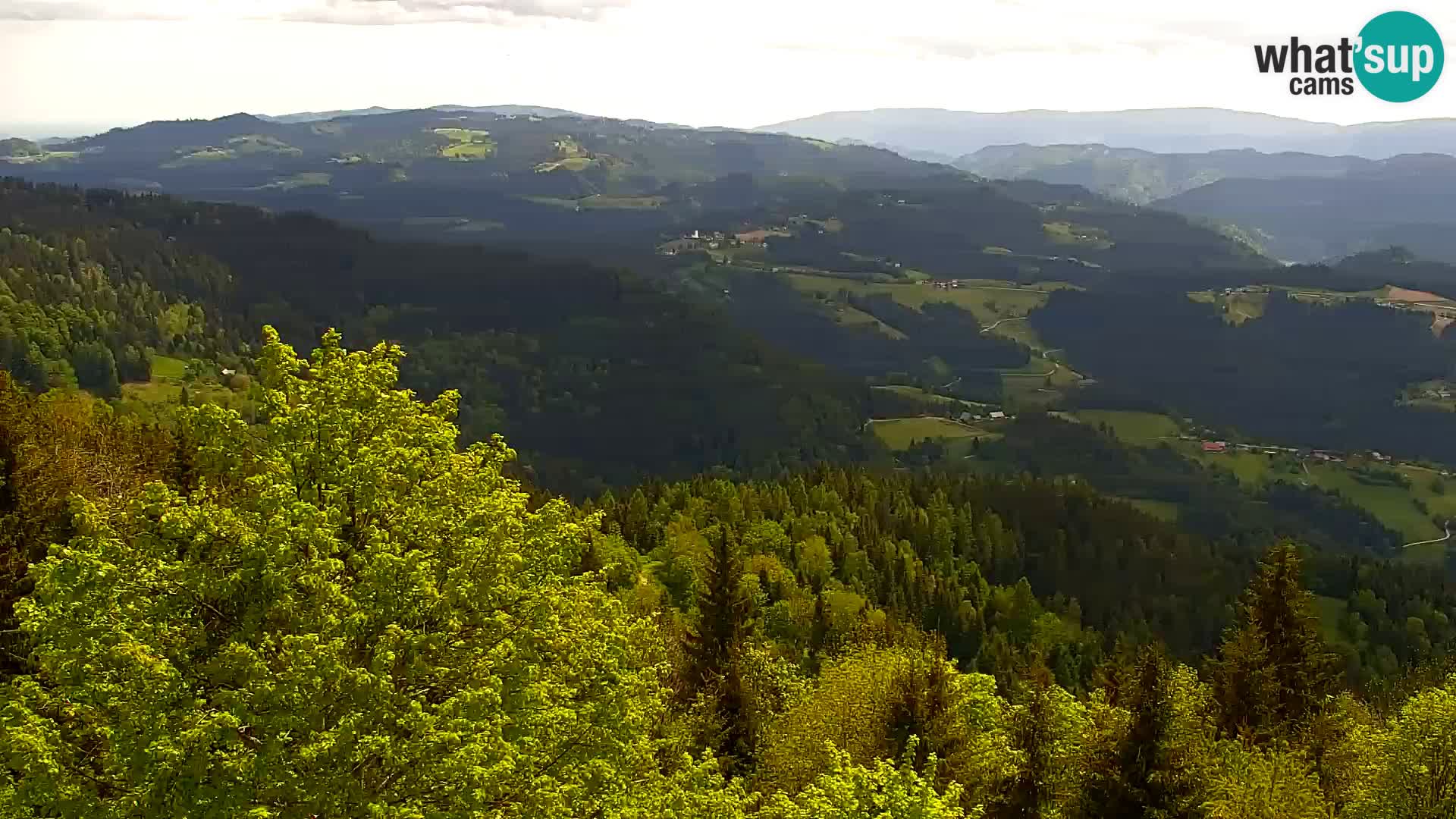 Webcam Kapunar | Monte Kapuna hacia Austria y Pohorje