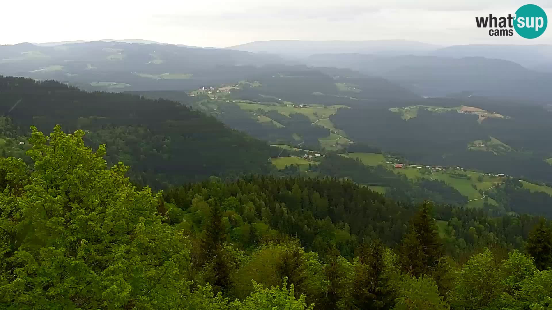 Webcam Kapunar | Monte Kapuna hacia Austria y Pohorje