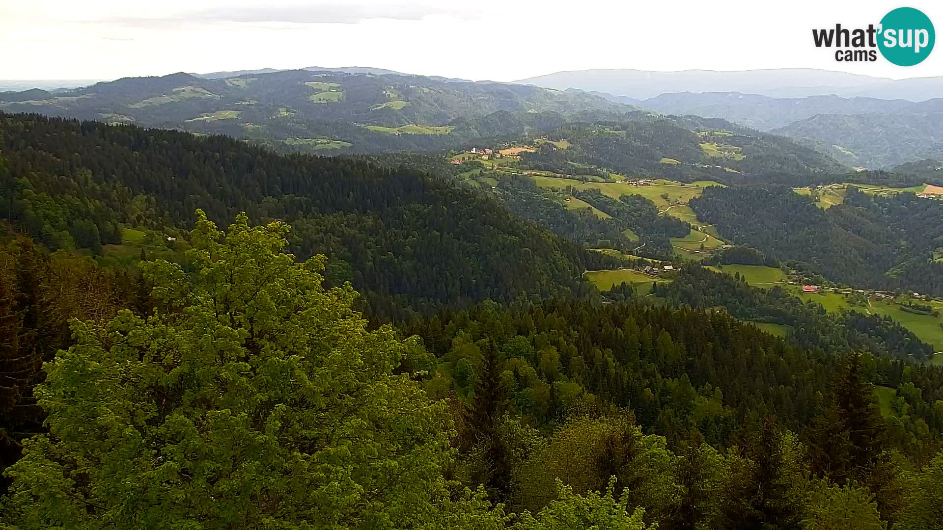 Webcam Kapunar | Monte Kapuna hacia Austria y Pohorje