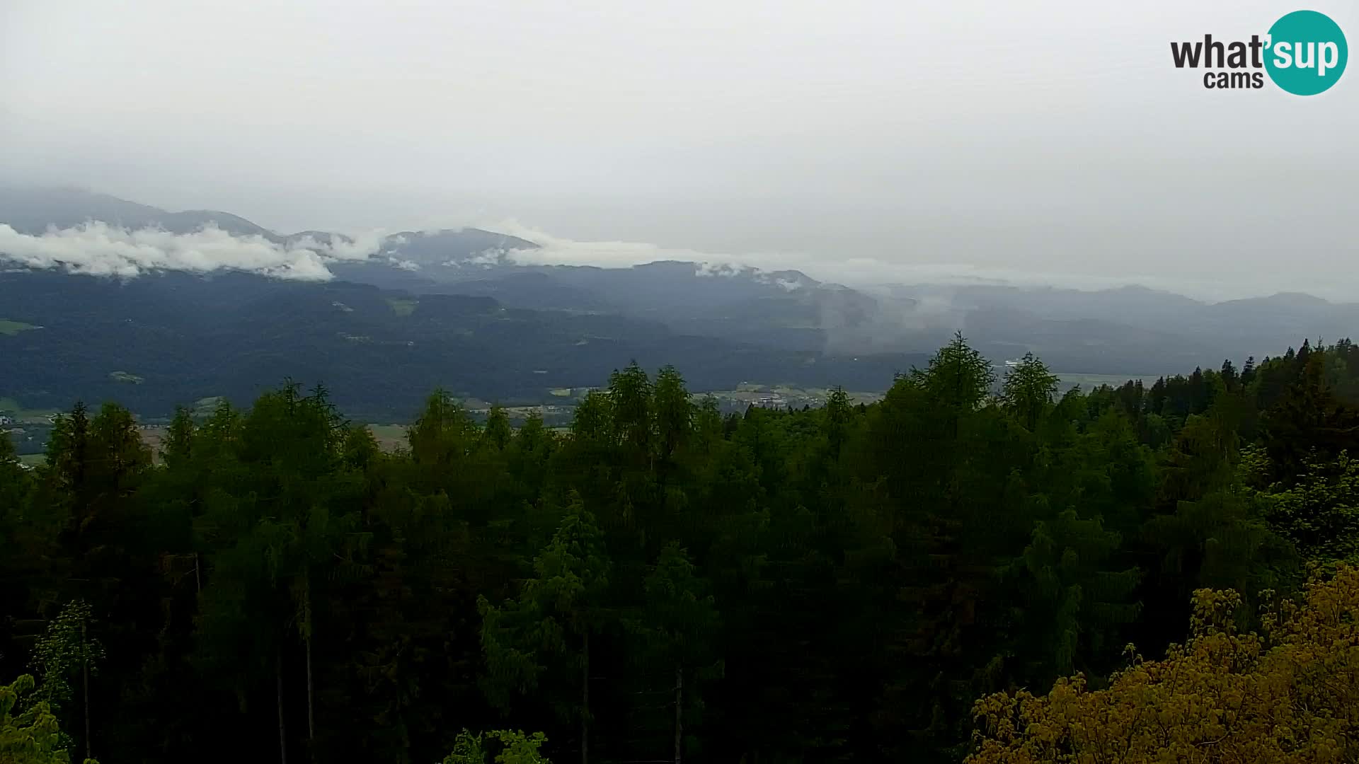 Webcam Kapunar | Monte Kapuna hacia Austria y Pohorje
