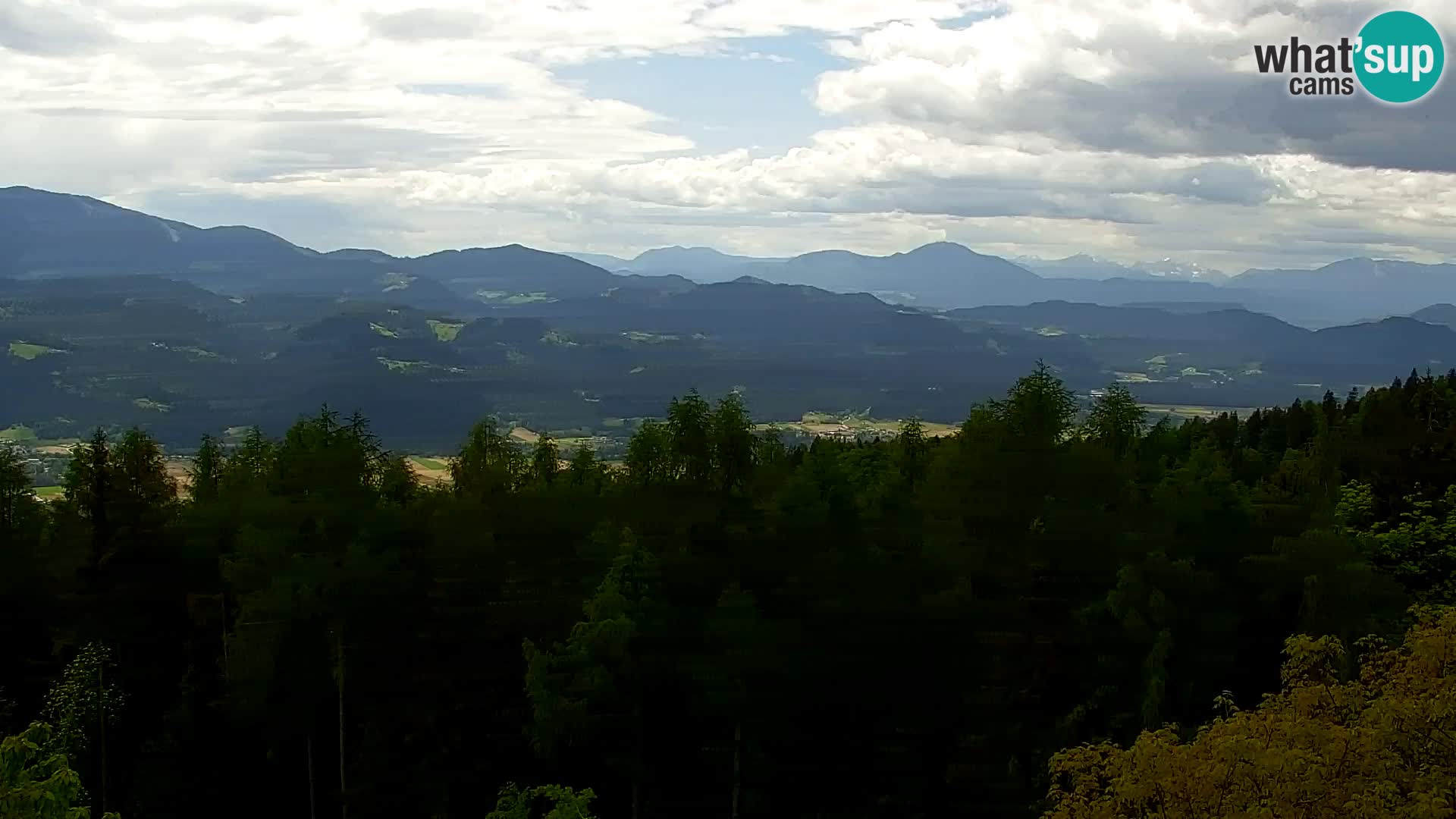 Webcam Kapunar | Monte Kapuna hacia Austria y Pohorje