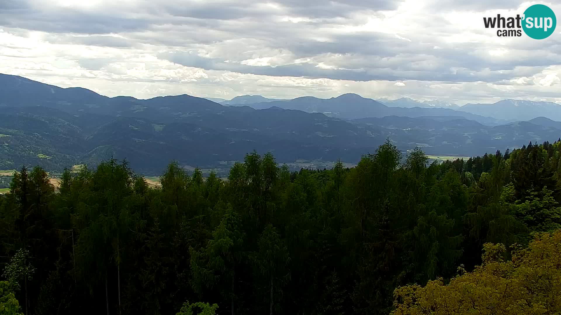 Webcam Kapunar | Monte Kapuna hacia Austria y Pohorje