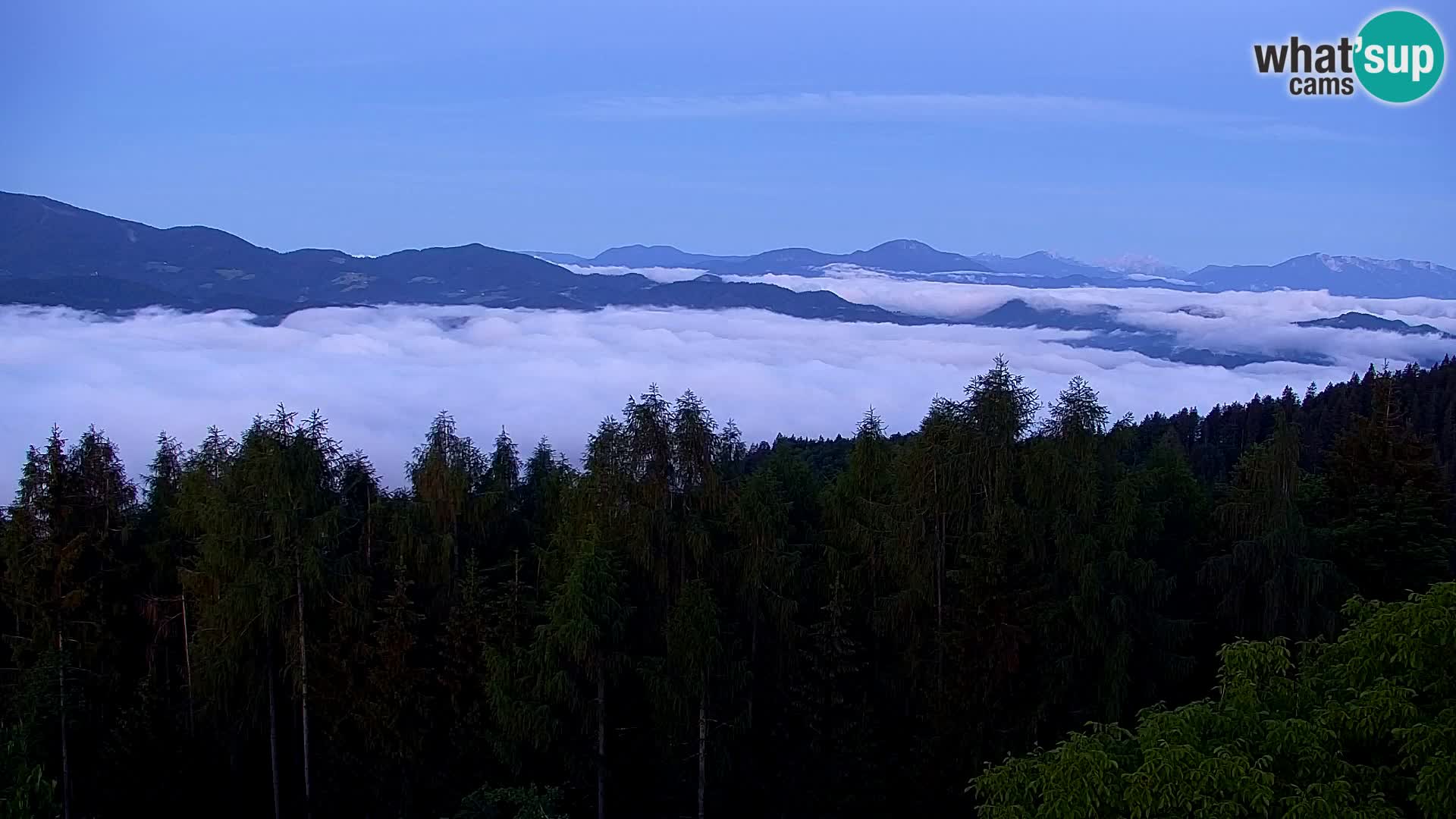 Webcam Kapunar | Monte Kapuna hacia Austria y Pohorje