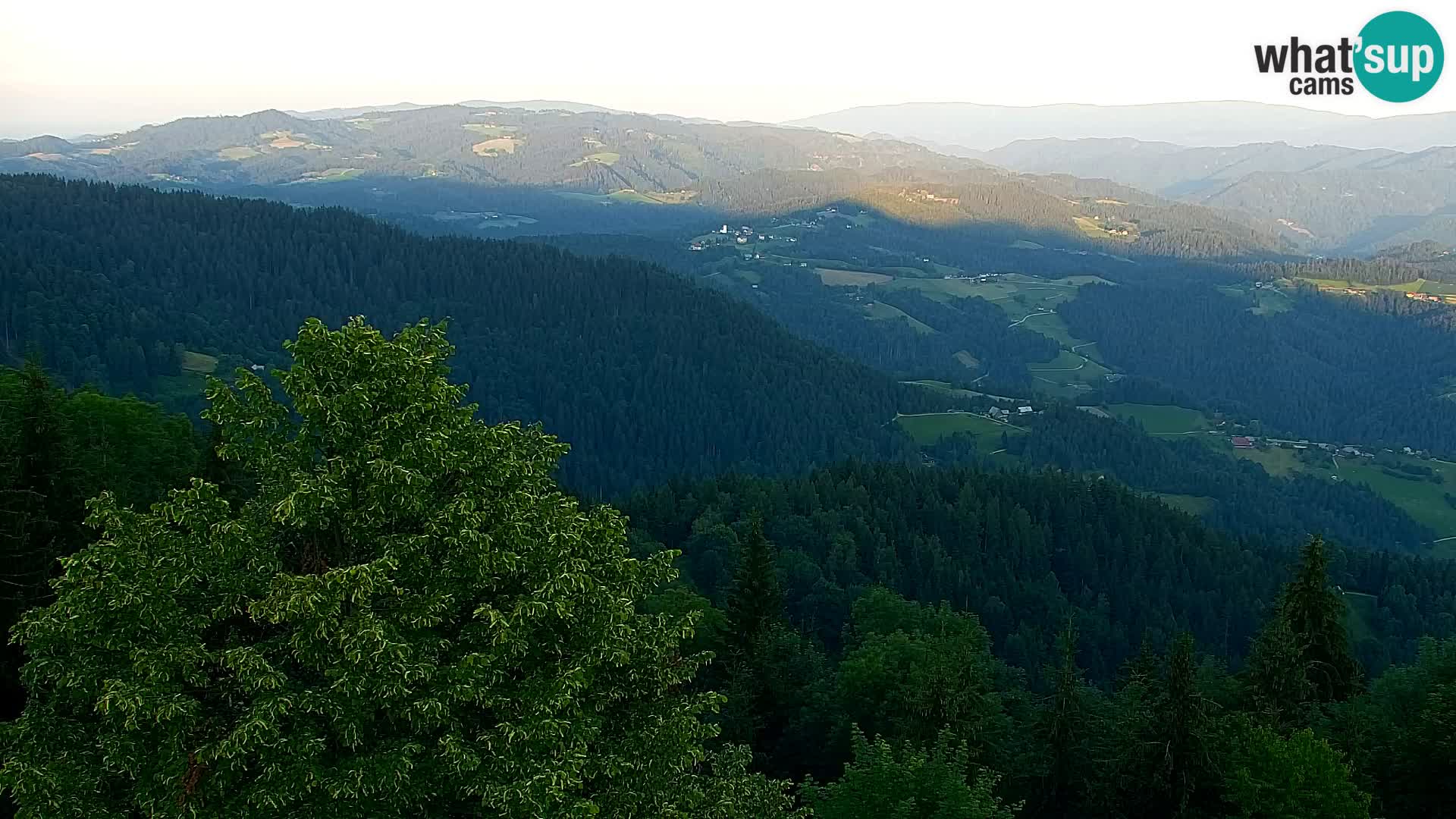 Webcam Kapunar | Monte Kapuna hacia Austria y Pohorje