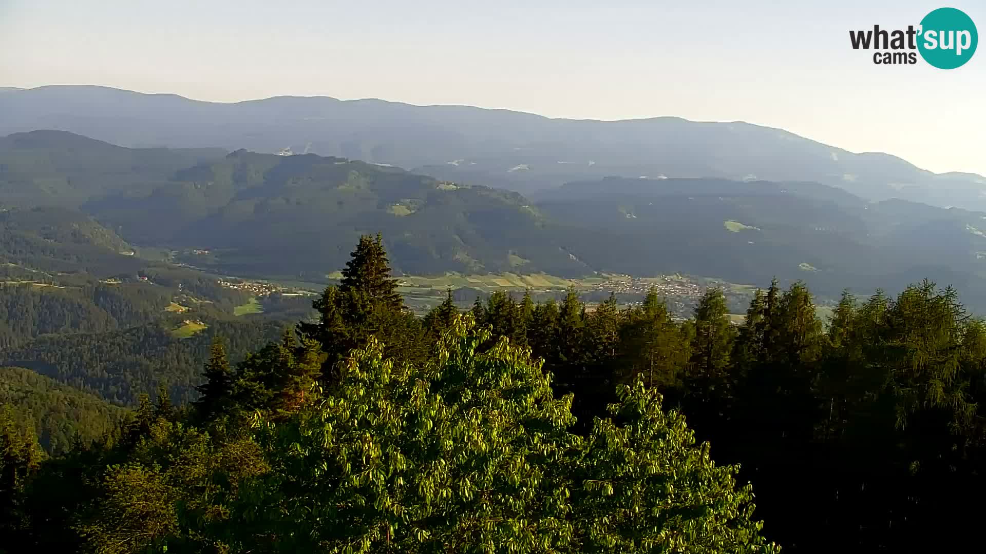 Webcam Kapunar | Monte Kapuna hacia Austria y Pohorje