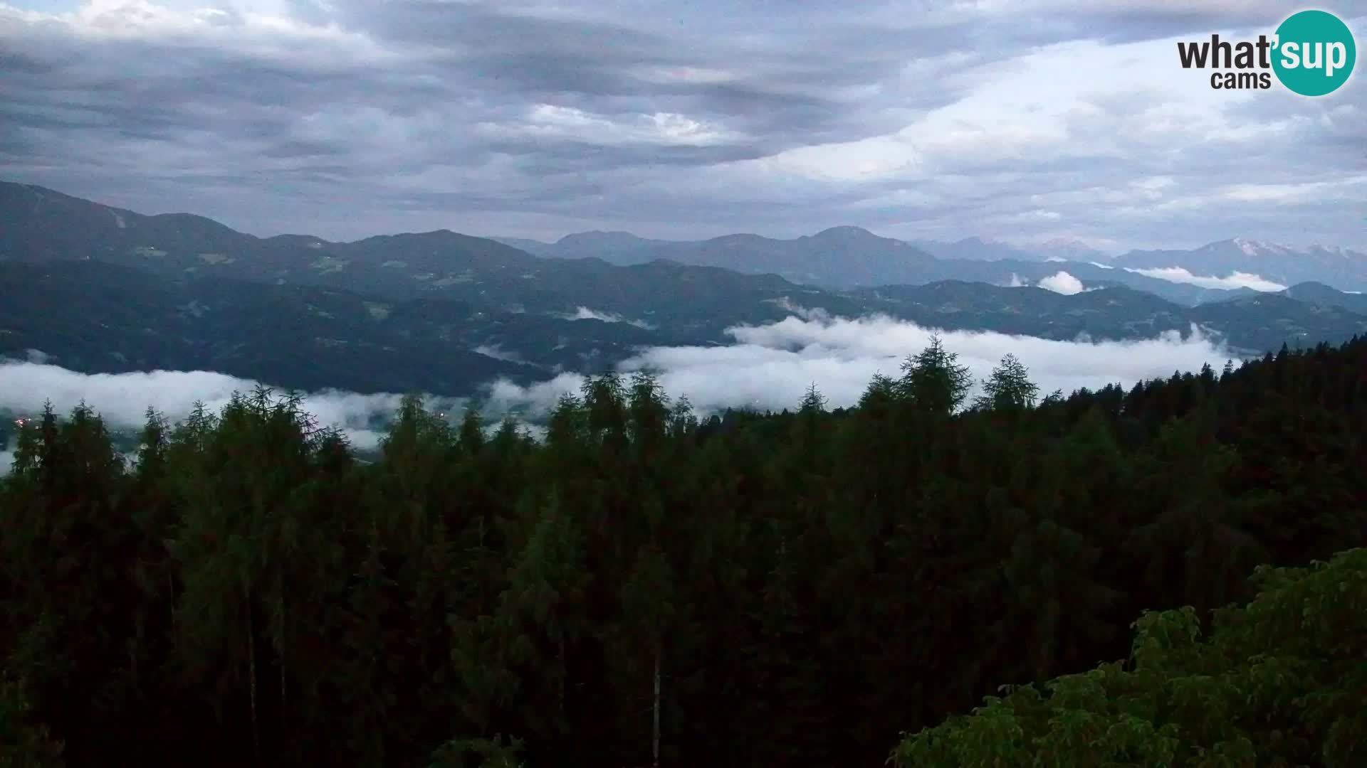 Webcam Kapunar | Monte Kapuna hacia Austria y Pohorje