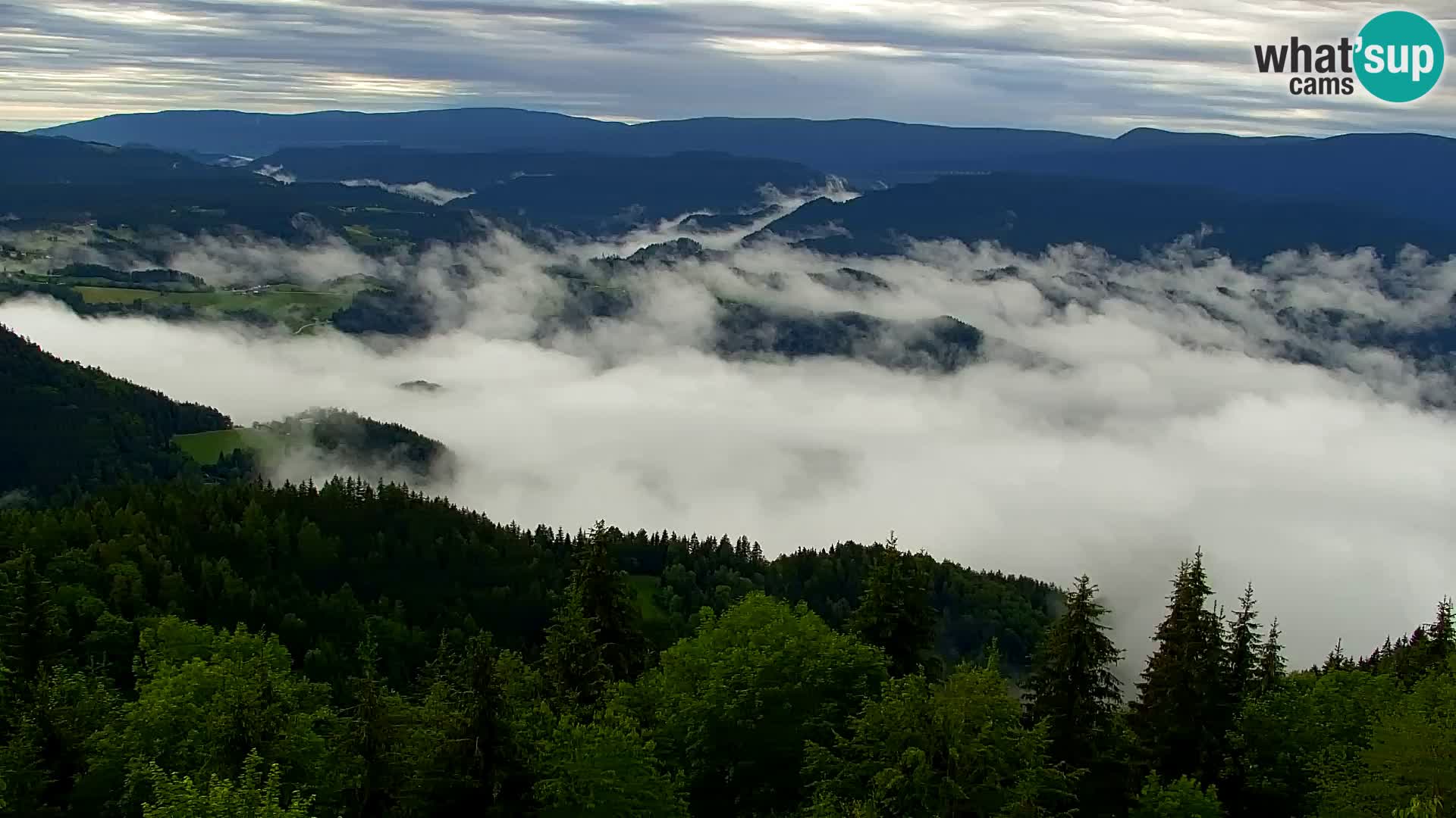 Webcam Kapunar | Monte Kapuna hacia Austria y Pohorje