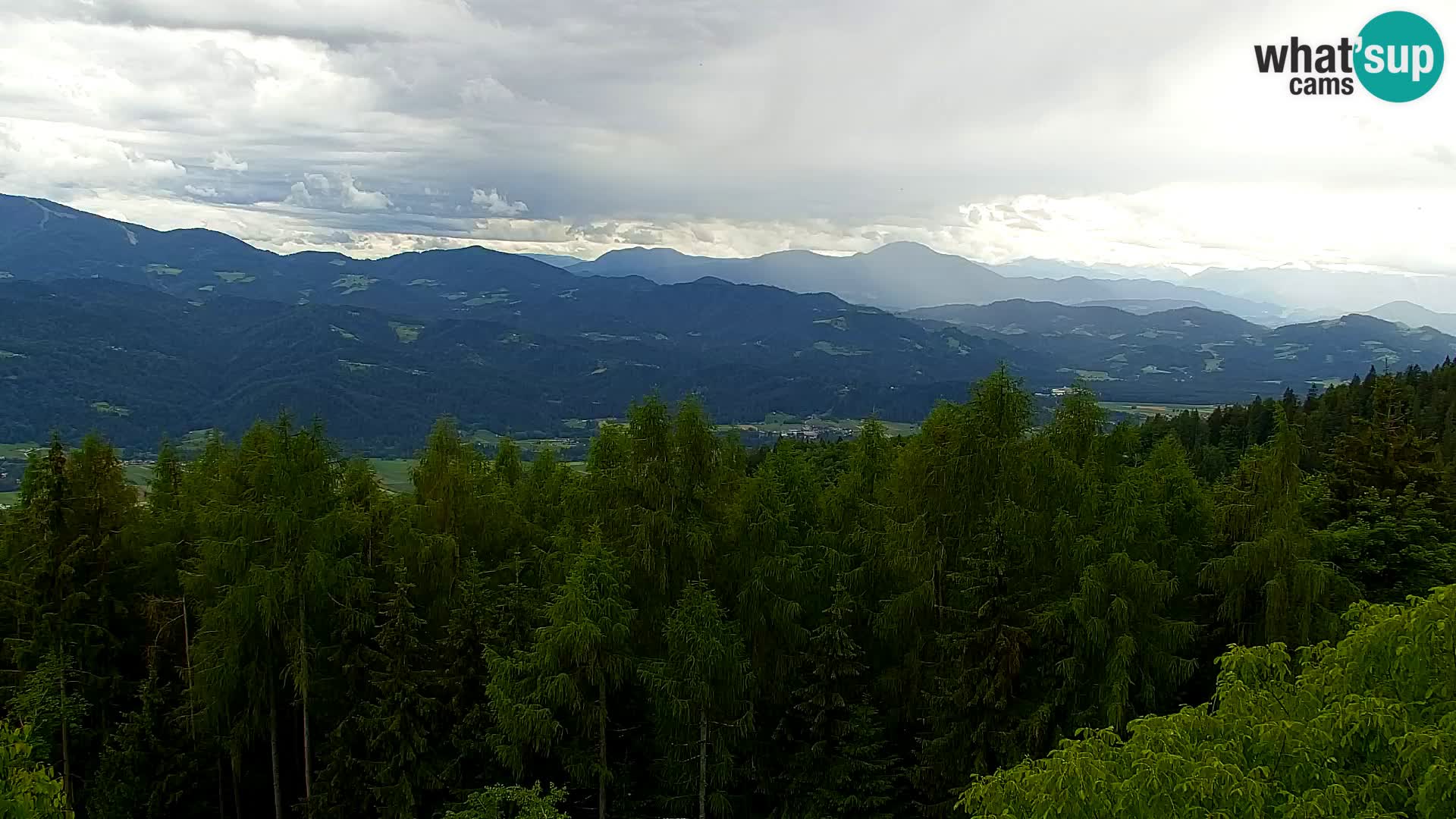 Webcam Kapunar | Monte Kapuna hacia Austria y Pohorje