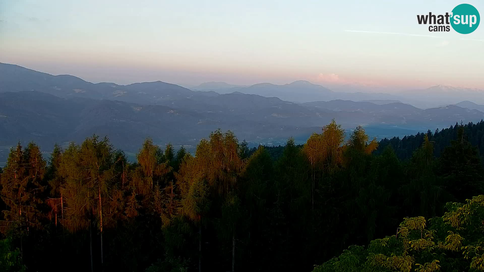 Webcam Kapunar | Monte Kapuna hacia Austria y Pohorje