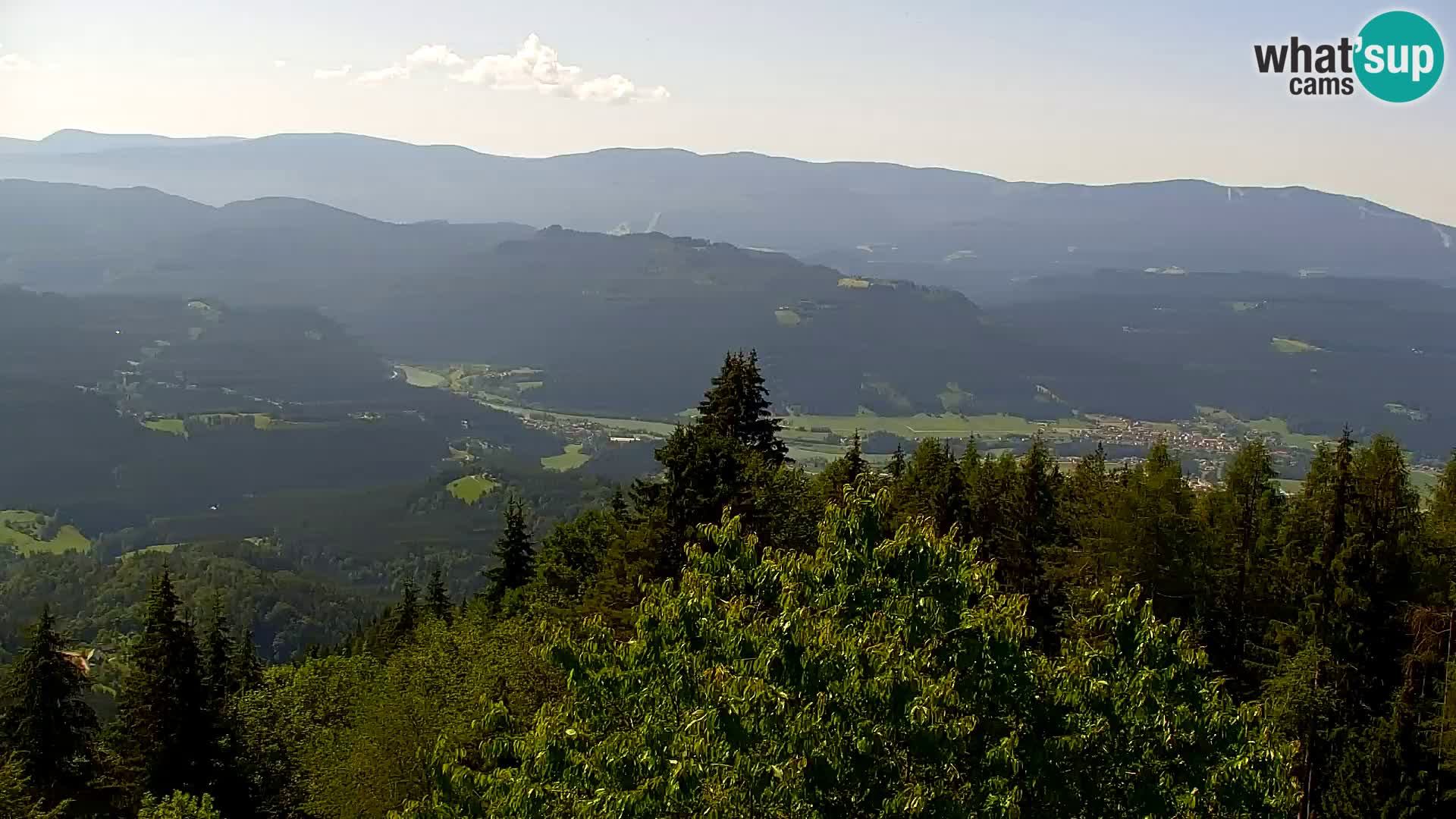 Webcam Kapunar | Monte Kapuna hacia Austria y Pohorje