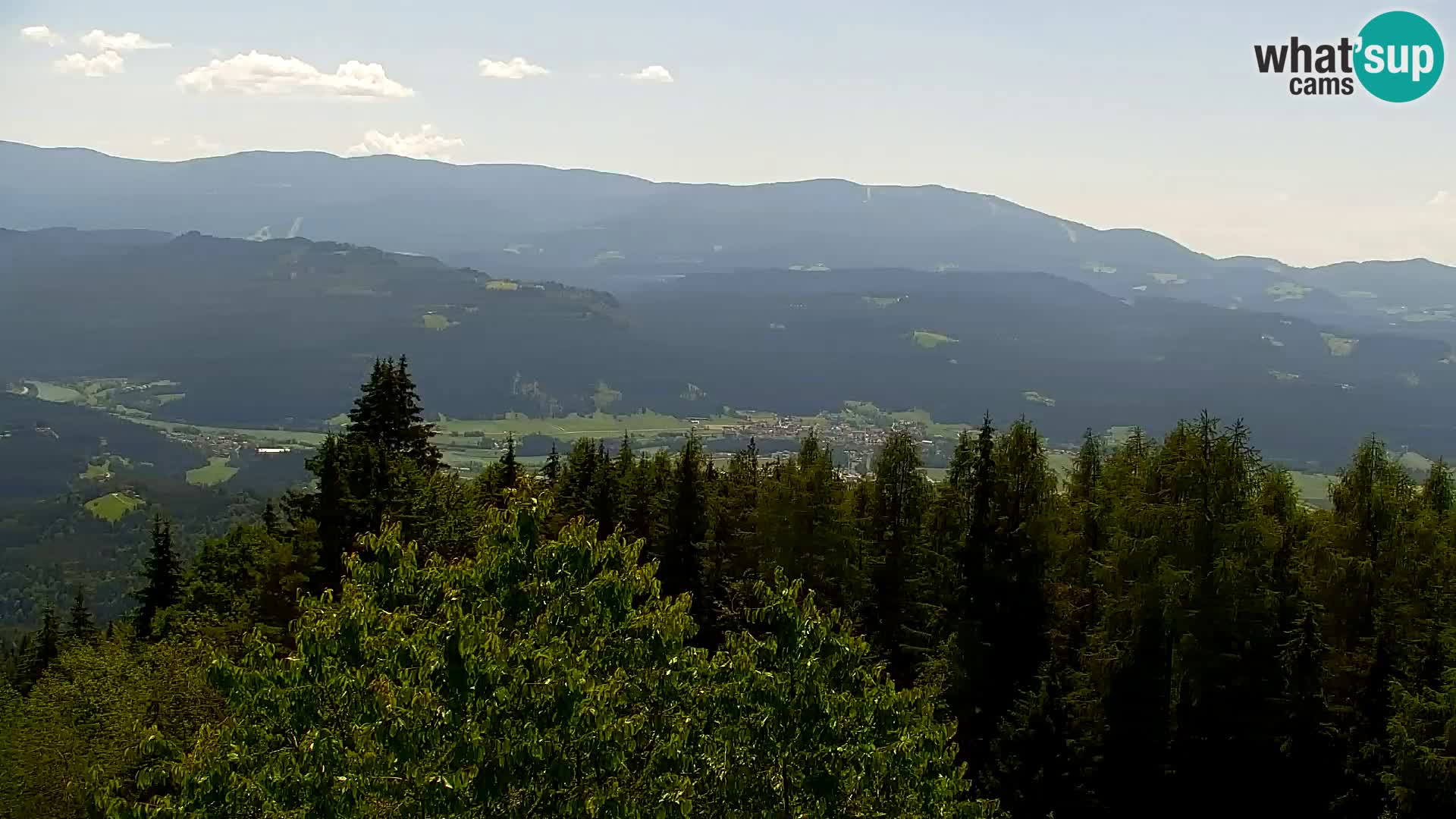 Webcam Kapunar | Monte Kapuna hacia Austria y Pohorje