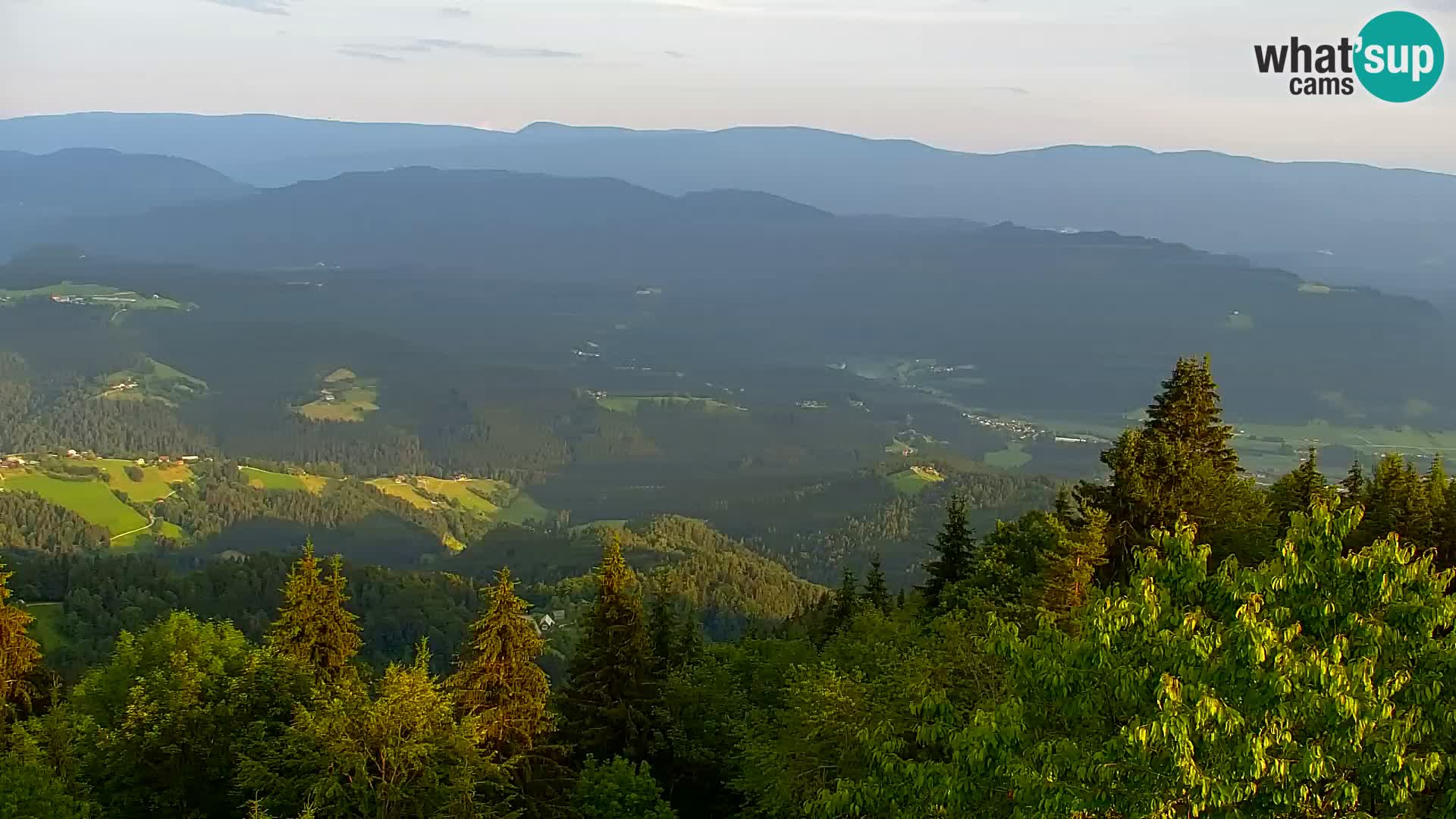 Webcam Kapunar | Monte Kapuna hacia Austria y Pohorje