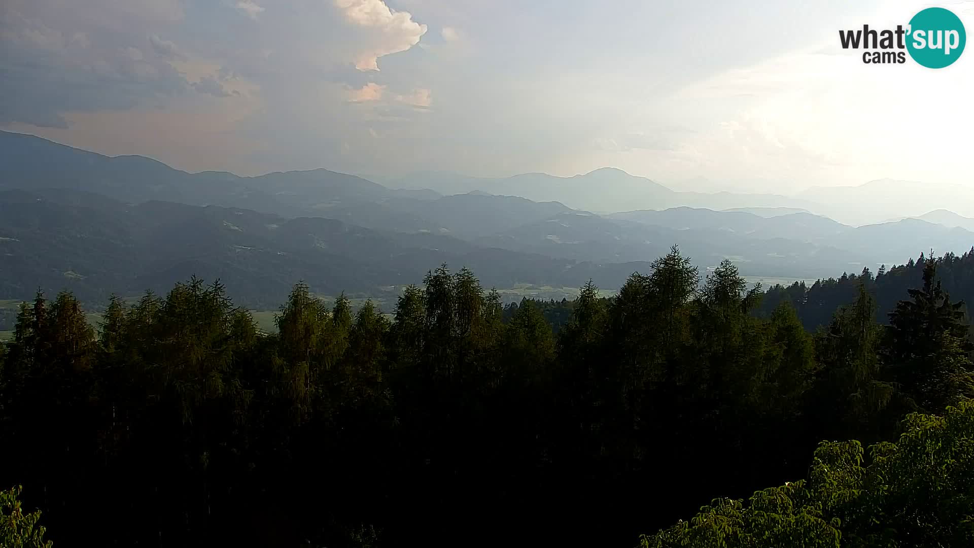 Webcam Kapunar | Monte Kapuna hacia Austria y Pohorje