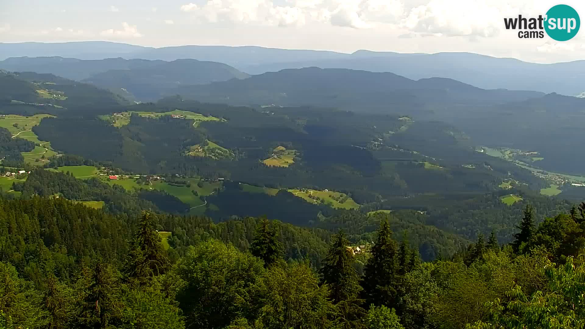 Webcam Kapunar | Monte Kapuna hacia Austria y Pohorje