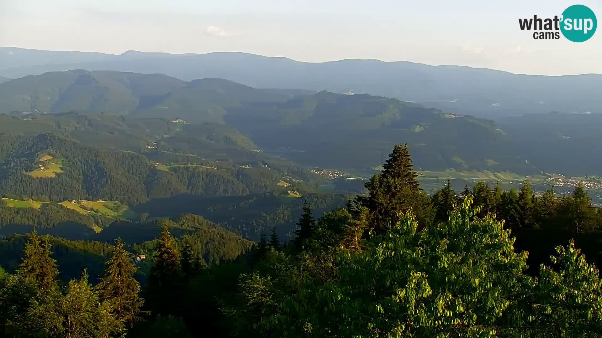 Webcam Kapunar | Monte Kapuna hacia Austria y Pohorje