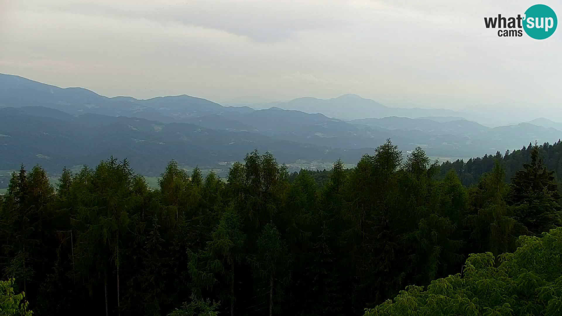 Webcam Kapunar | Monte Kapuna hacia Austria y Pohorje