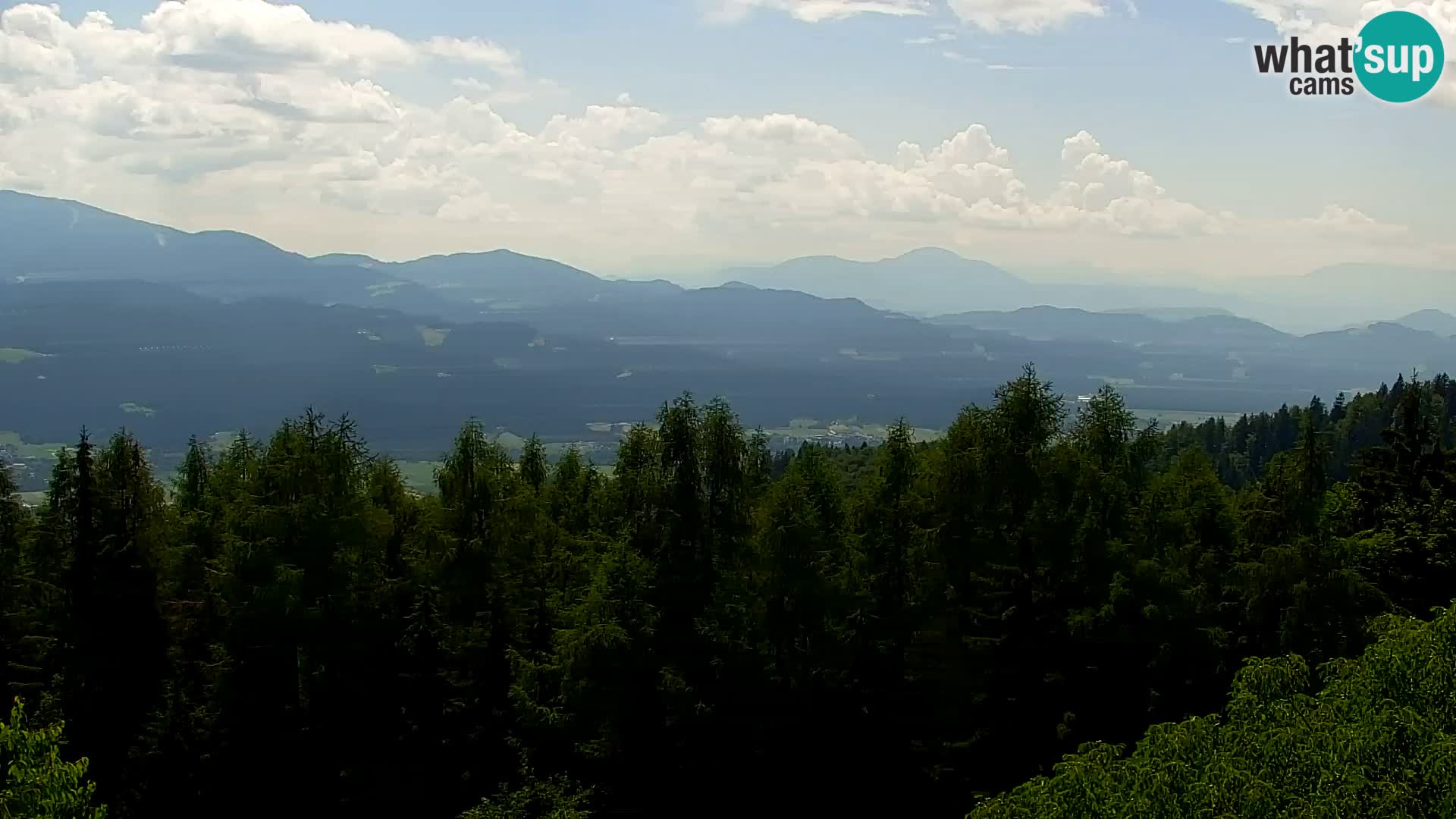 Webcam Kapunar | Monte Kapuna hacia Austria y Pohorje