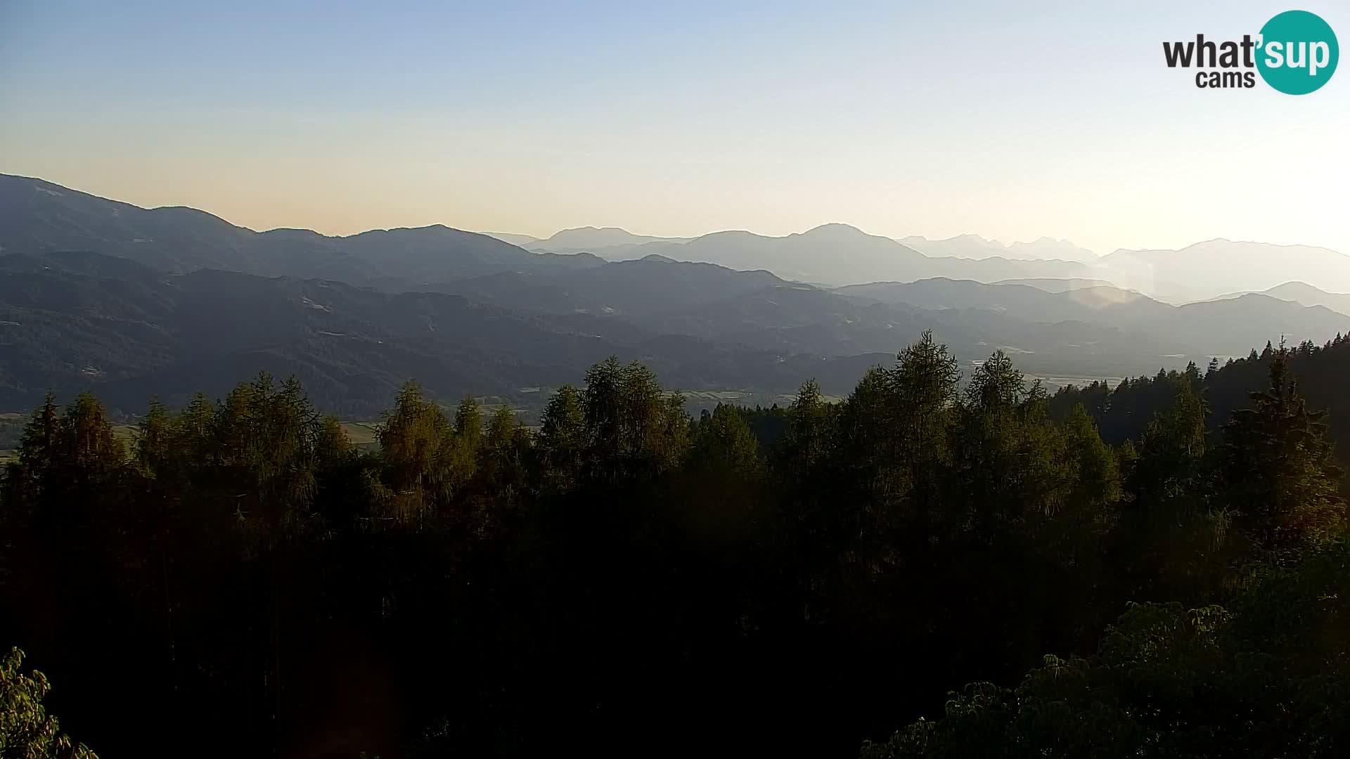 Webcam Kapunar | Monte Kapuna hacia Austria y Pohorje