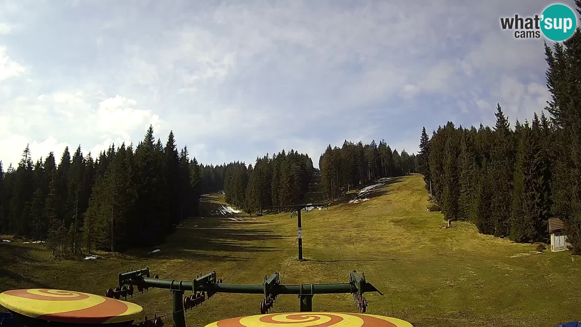 Skigebiet Rogla Webcam Ostruščica Piste 1 und 2