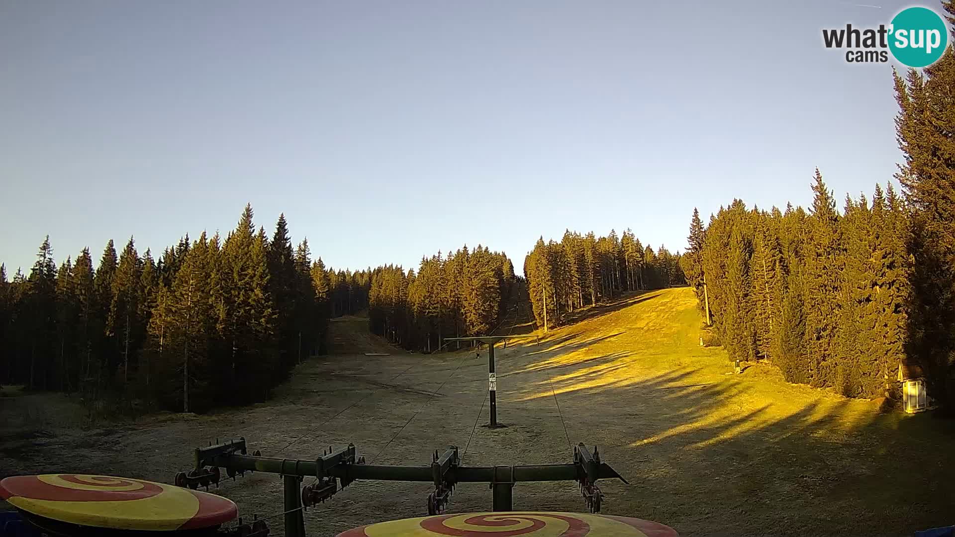 Skigebiet Rogla Webcam Ostruščica Piste 1 und 2