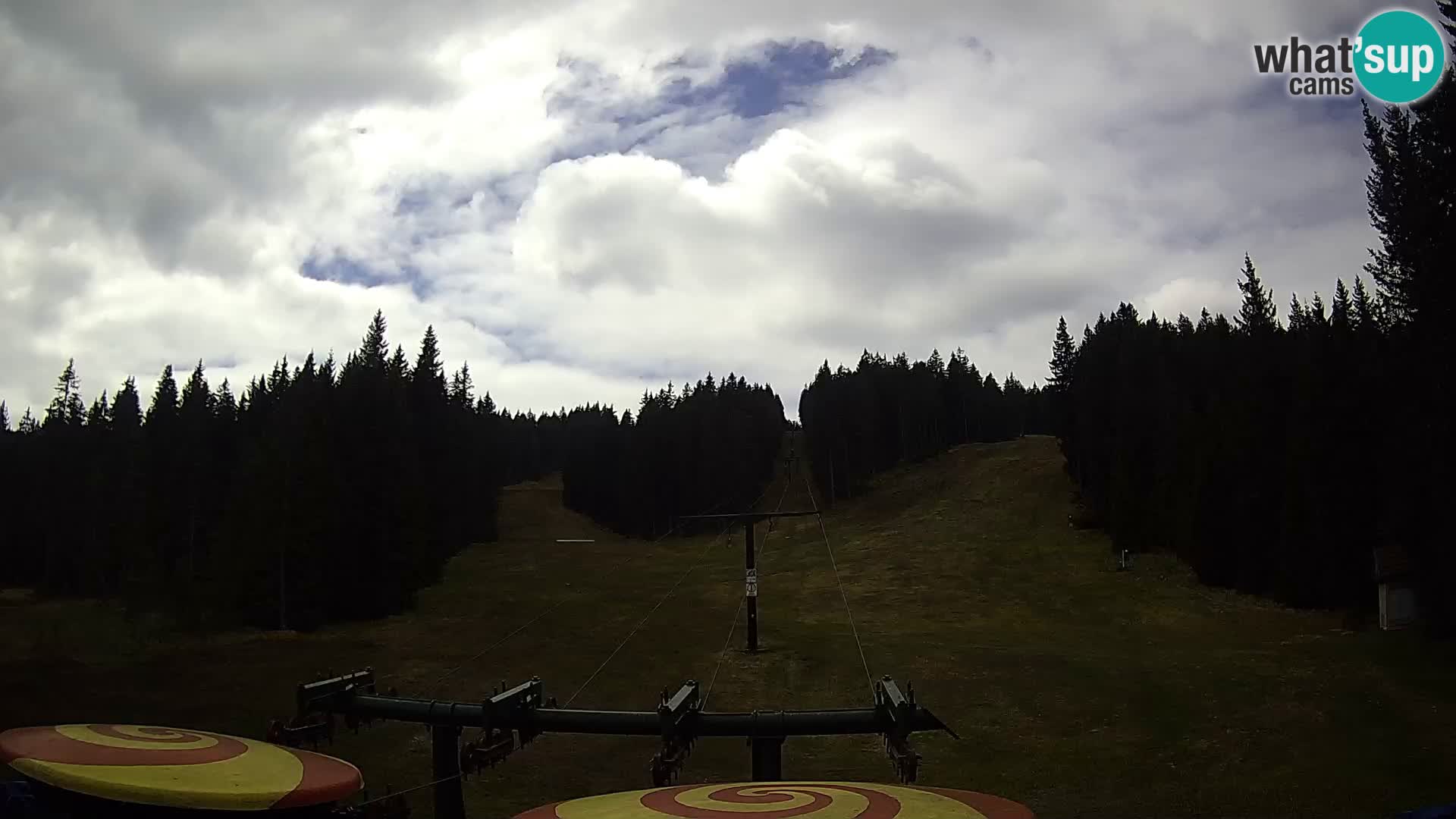 Smučišče Rogla Spletna kamera Ostruščica proga 1 in 2