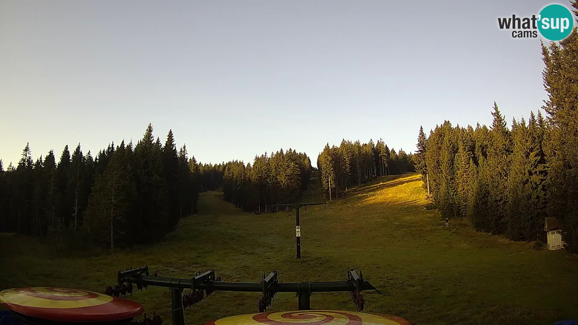 Comprensorio sciistico Rogla Webcam live Ostruščica piste 1 e 2