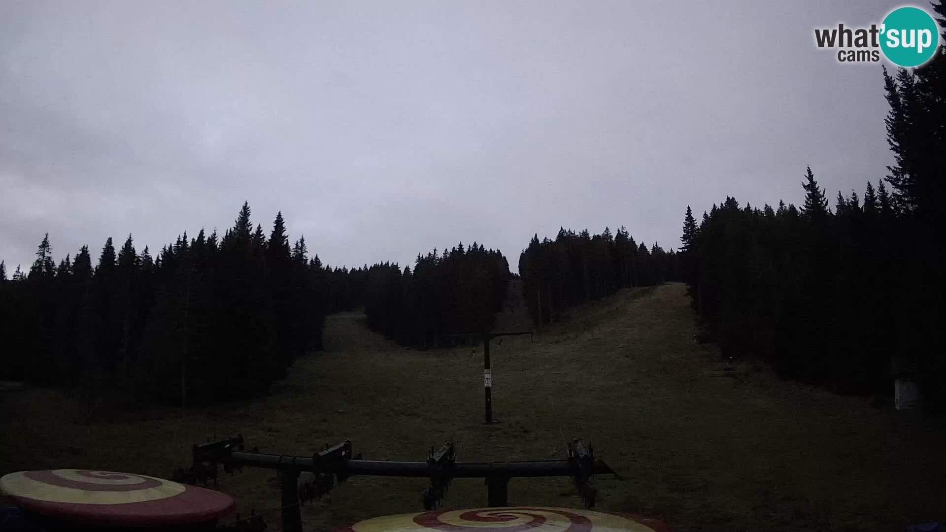 Comprensorio sciistico Rogla Webcam live Ostruščica piste 1 e 2