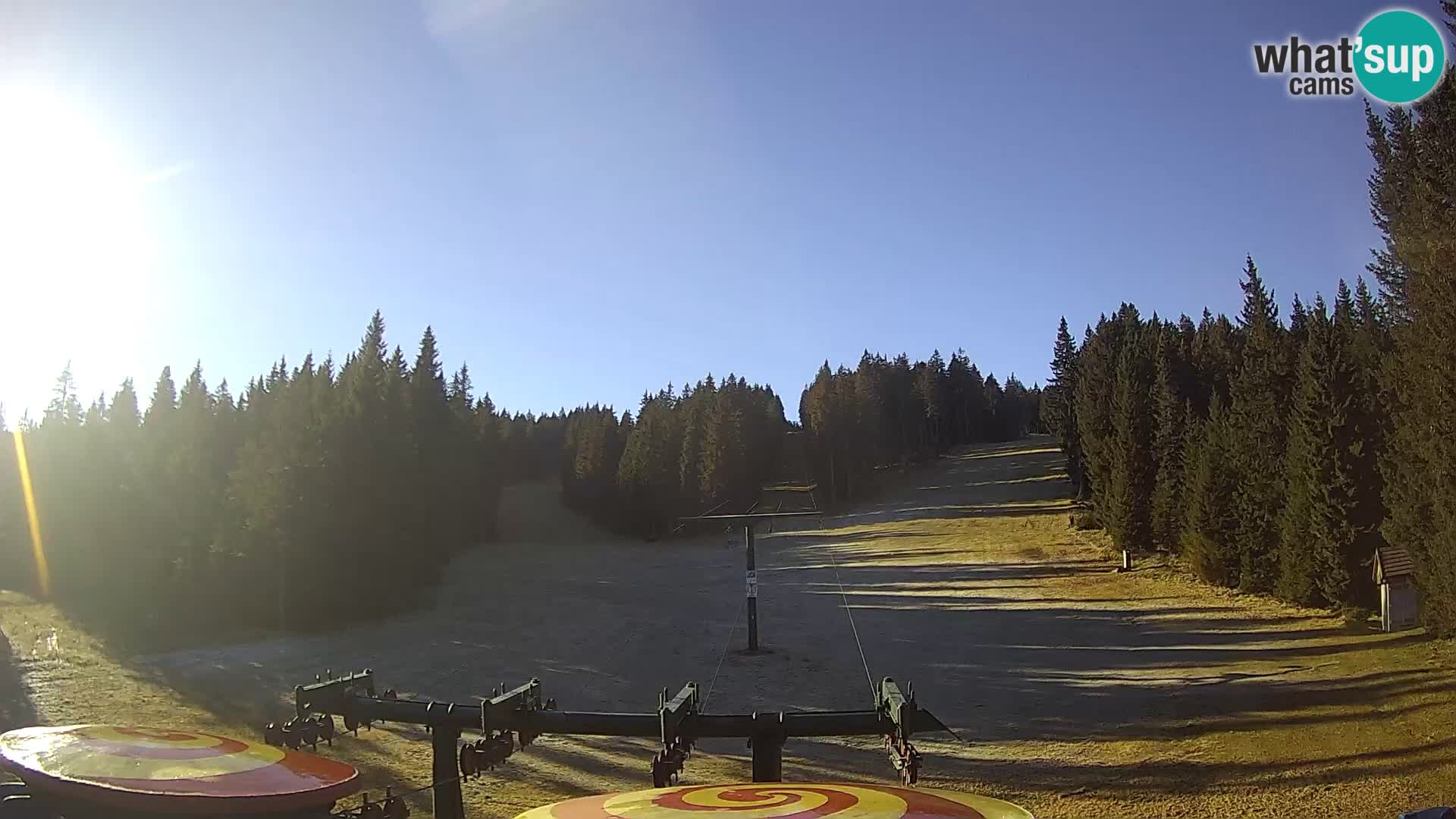 Comprensorio sciistico Rogla Webcam live Ostruščica piste 1 e 2