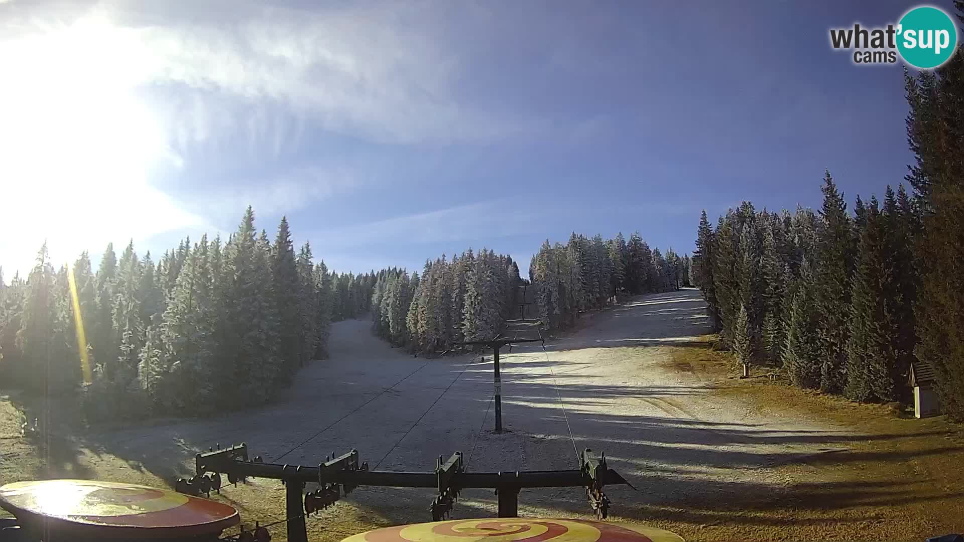 Skigebiet Rogla Webcam Ostruščica Piste 1 und 2