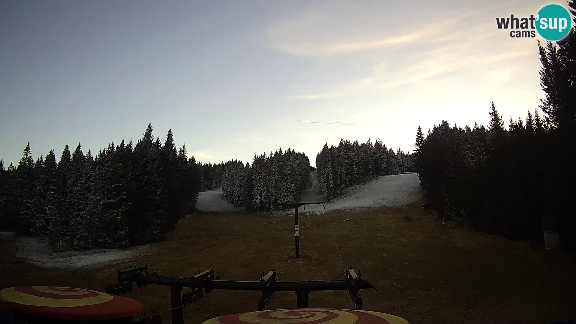 Comprensorio sciistico Rogla Webcam live Ostruščica piste 1 e 2