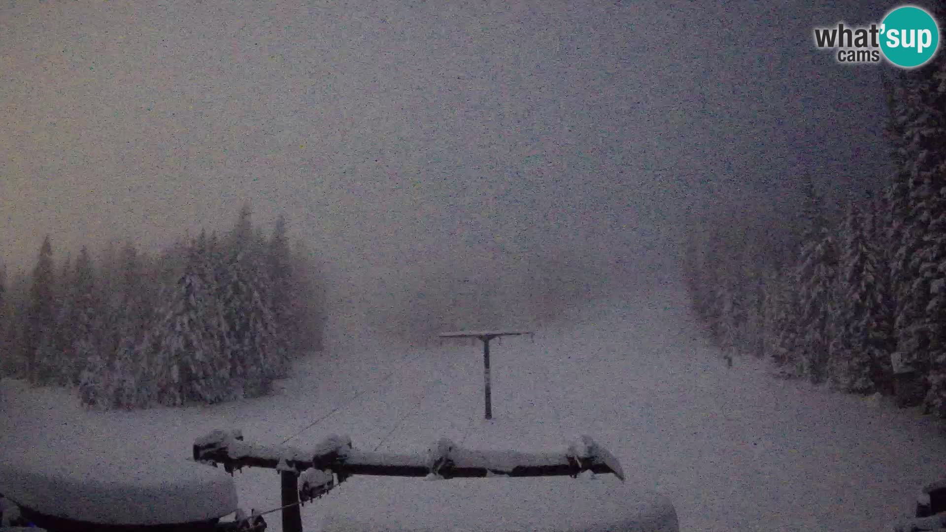 Skigebiet Rogla Webcam Ostruščica Piste 1 und 2