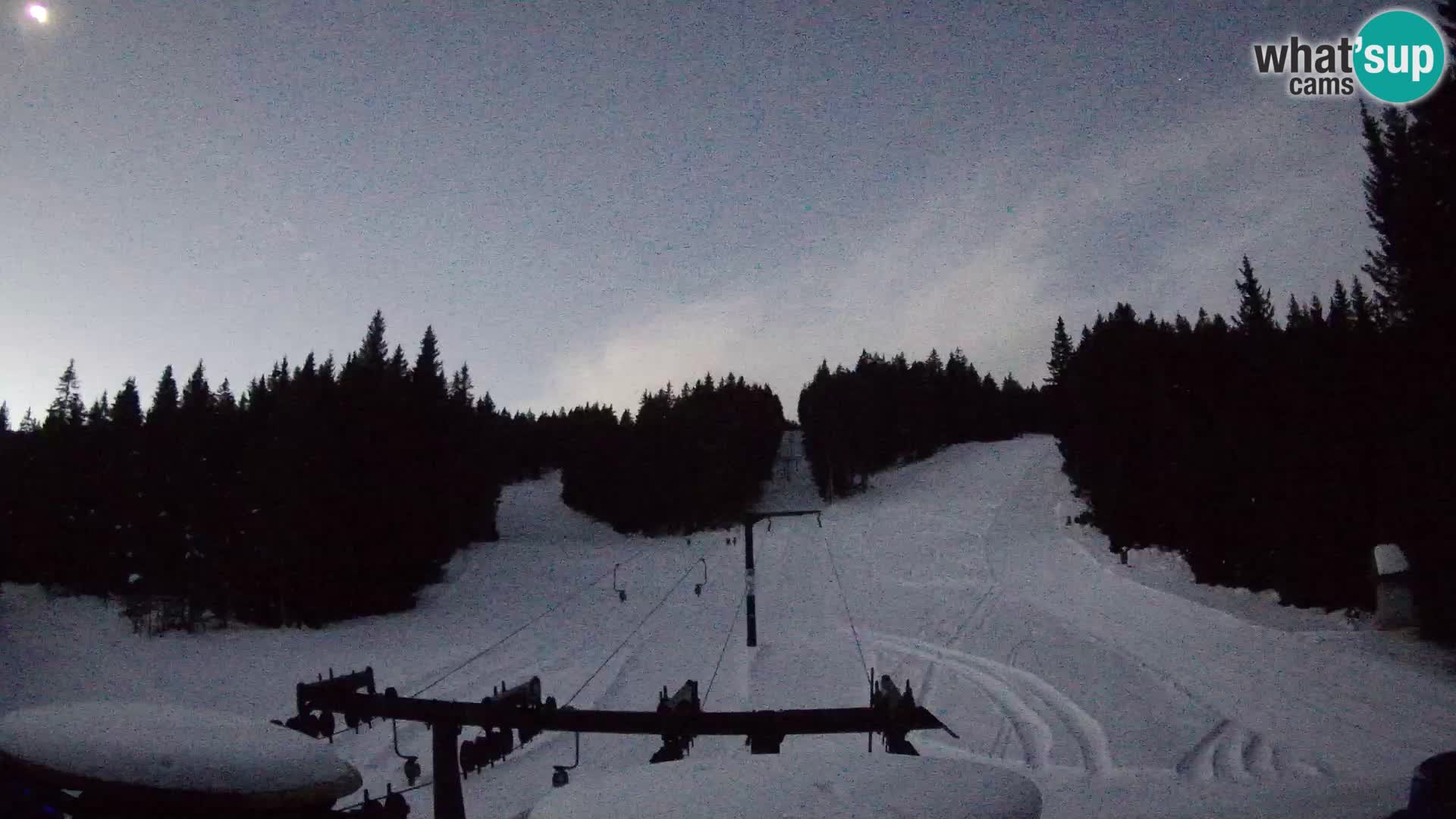 Estación de esquí Rogla Webcam Ostruščica pistas 1 y 2