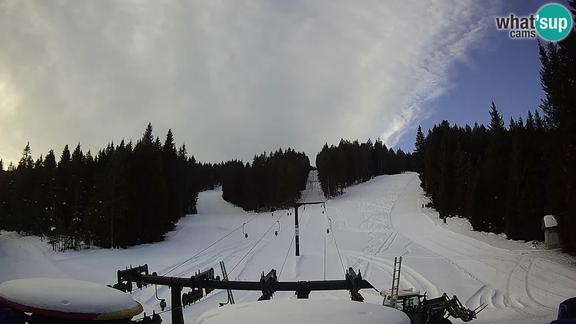 Comprensorio sciistico Rogla Webcam live Ostruščica piste 1 e 2