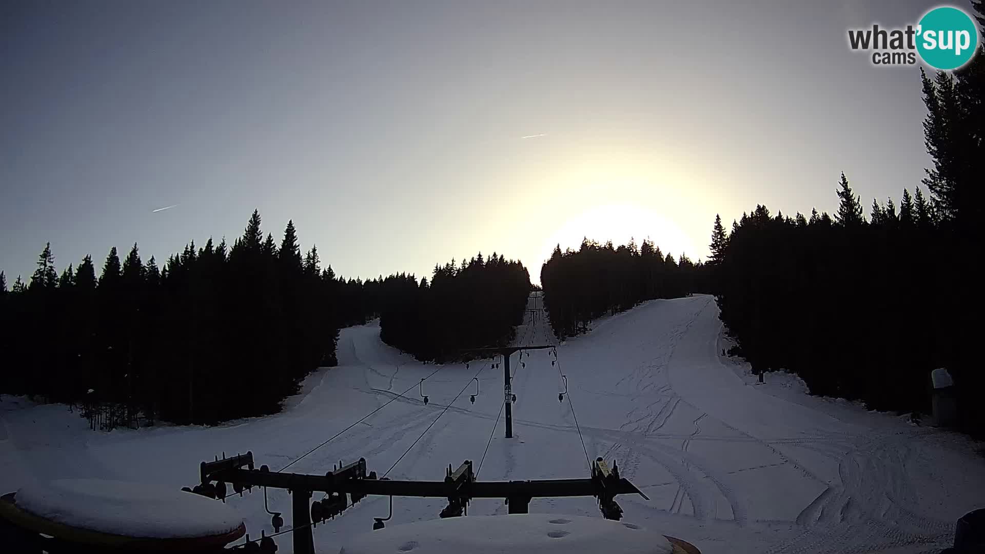 Estación de esquí Rogla Webcam Ostruščica pistas 1 y 2