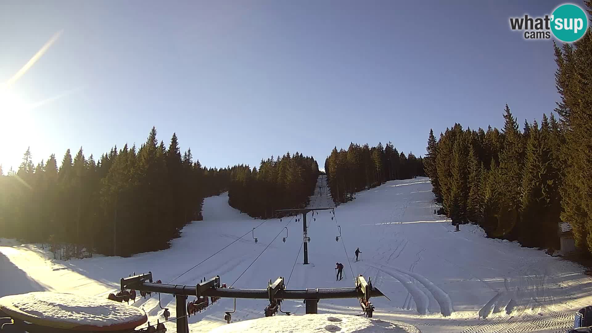 Comprensorio sciistico Rogla Webcam live Ostruščica piste 1 e 2