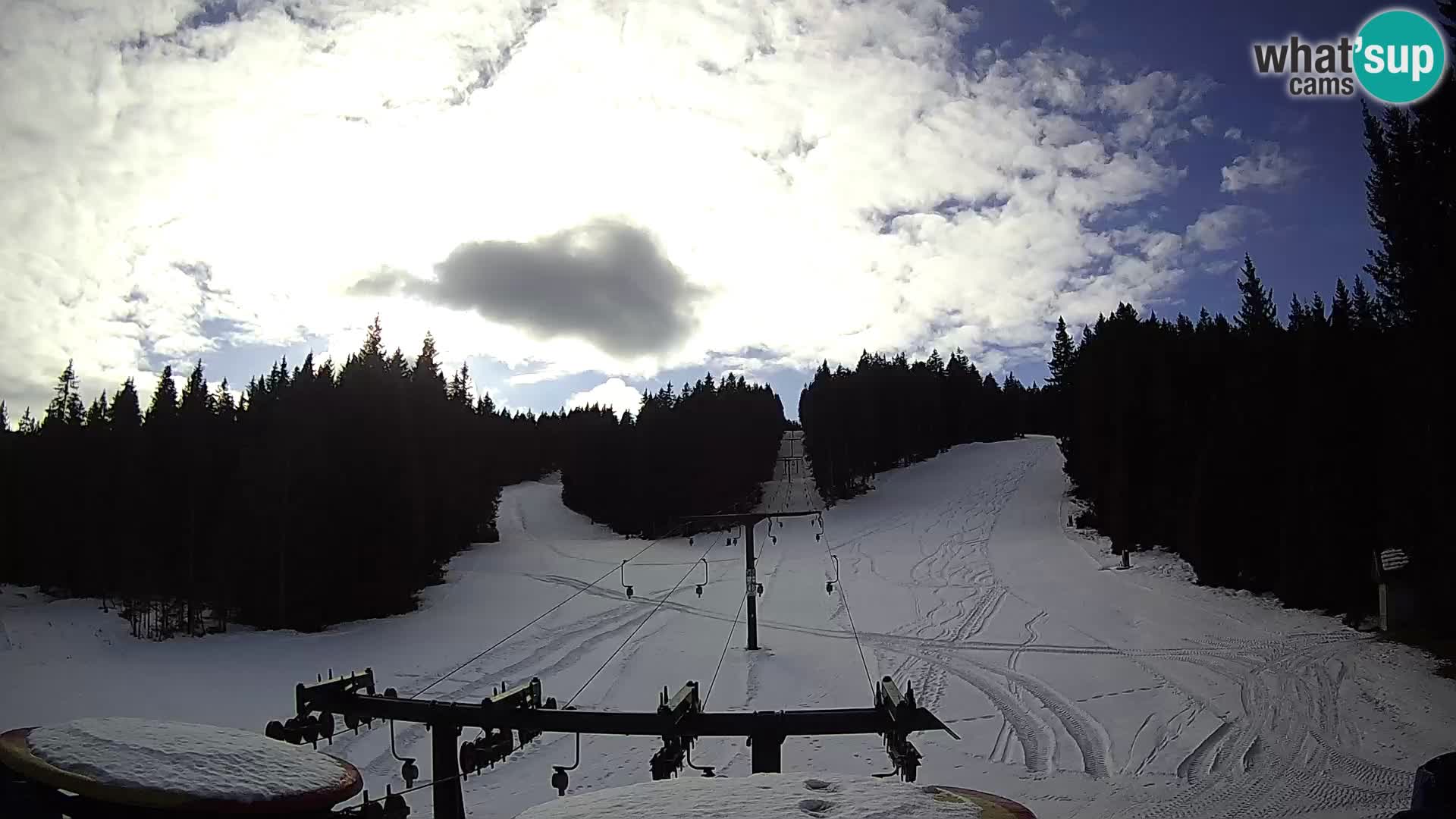 Skigebiet Rogla Webcam Ostruščica Piste 1 und 2