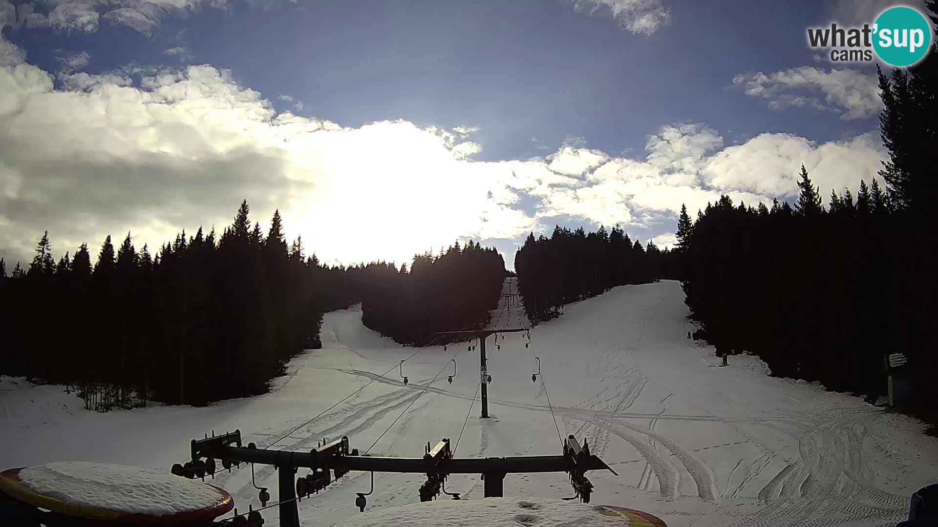 Comprensorio sciistico Rogla Webcam live Ostruščica piste 1 e 2