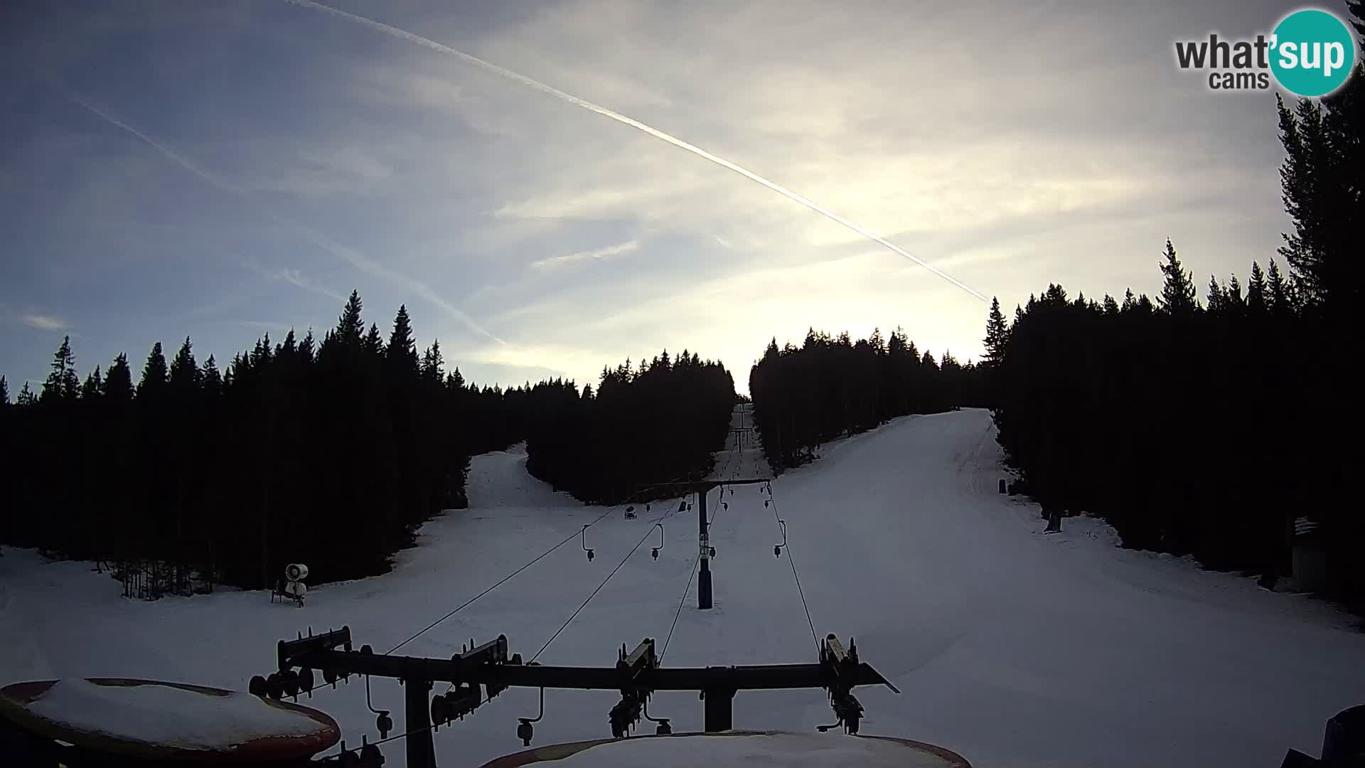 Comprensorio sciistico Rogla Webcam live Ostruščica piste 1 e 2