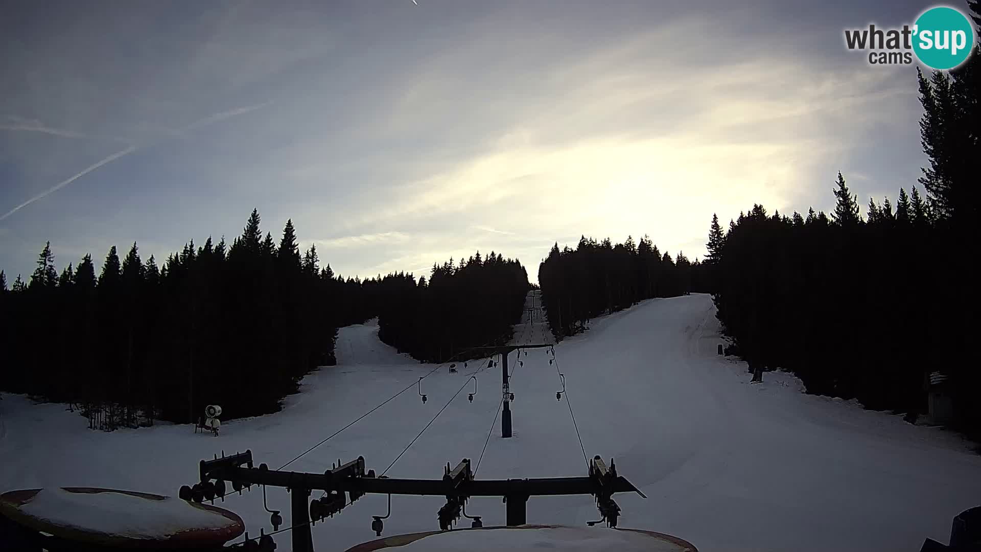 Estación de esquí Rogla Webcam Ostruščica pistas 1 y 2