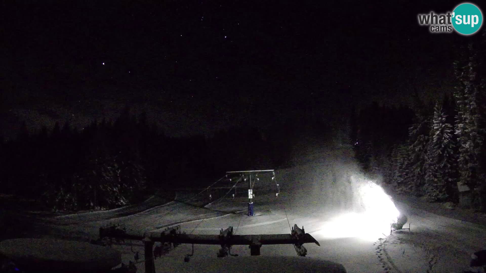 Skigebiet Rogla Webcam Ostruščica Piste 1 und 2