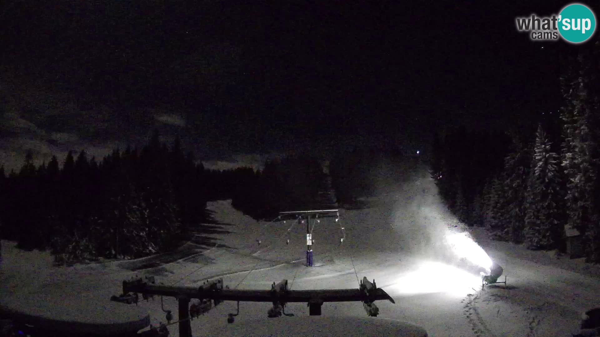 Skigebiet Rogla Webcam Ostruščica Piste 1 und 2