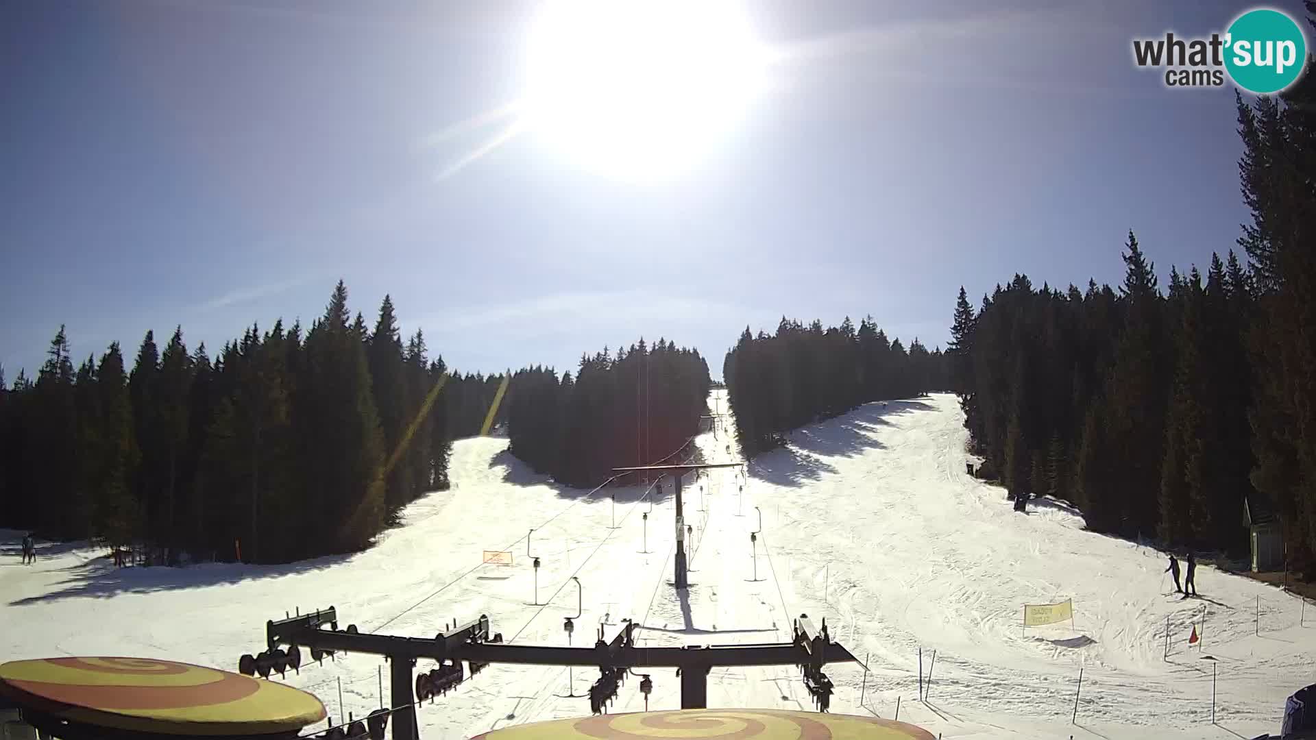 Skigebiet Rogla Webcam Ostruščica Piste 1 und 2