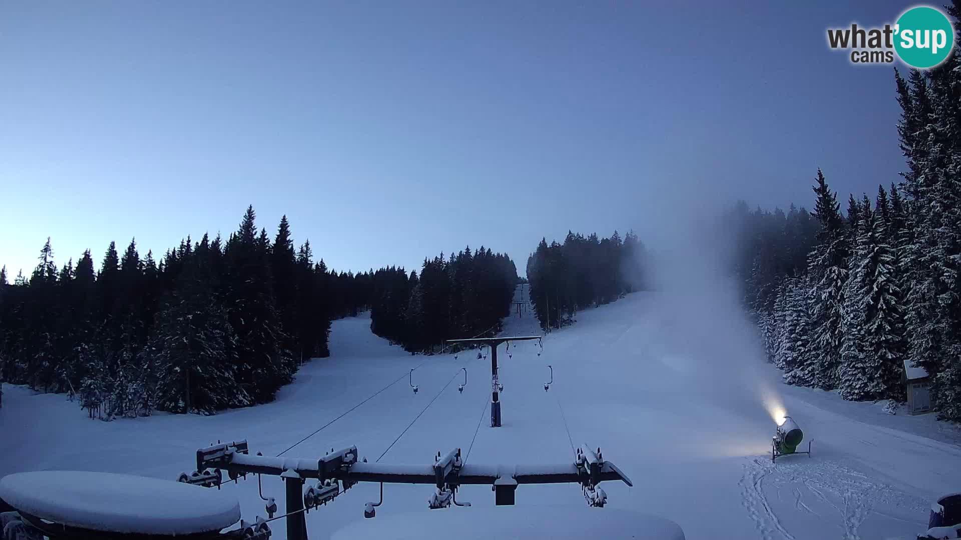 Station de ski Rogla Webcam Ostruščica pistes 1 et 2