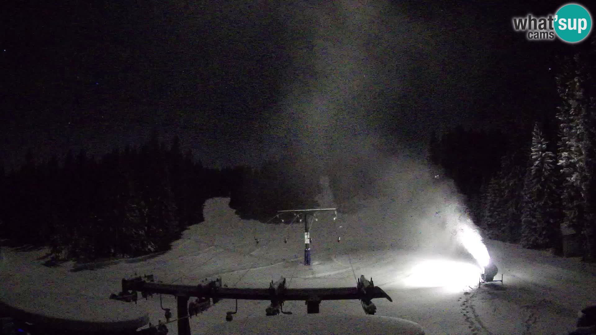 Skigebiet Rogla Webcam Ostruščica Piste 1 und 2