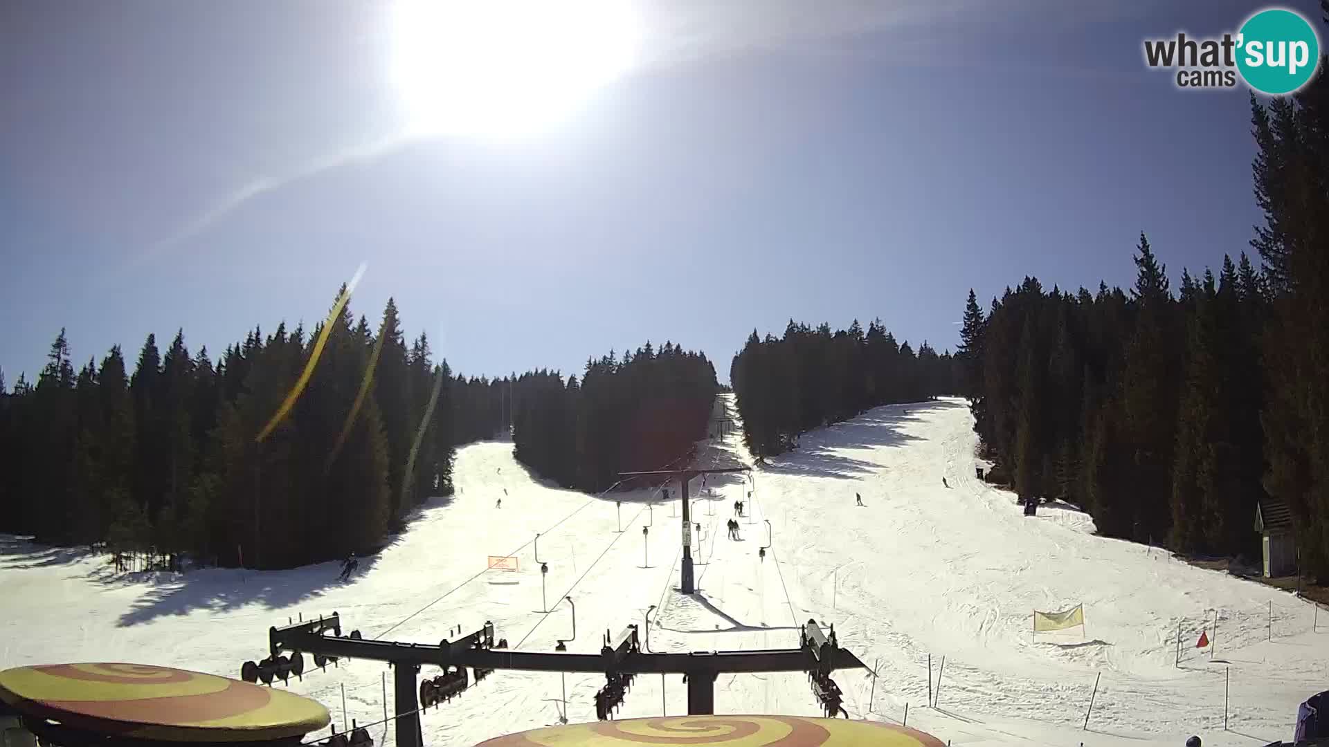 Comprensorio sciistico Rogla Webcam live Ostruščica piste 1 e 2