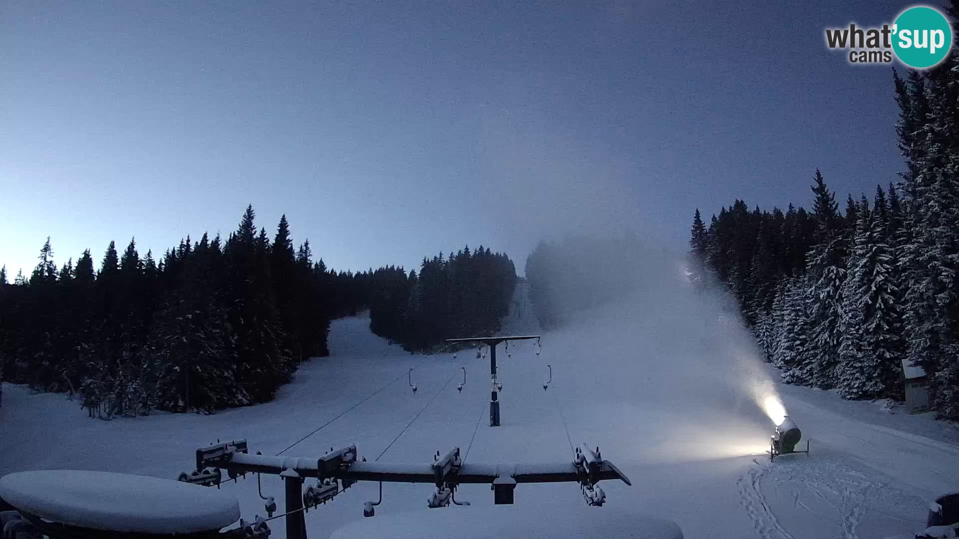 Estación de esquí Rogla Webcam Ostruščica pistas 1 y 2