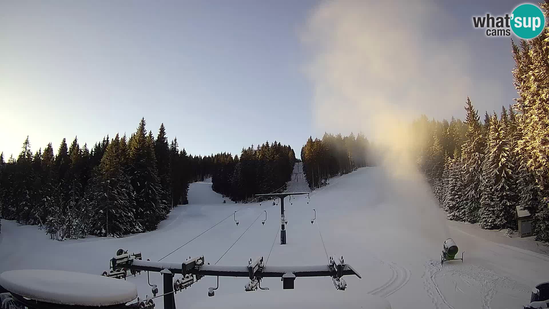 Station de ski Rogla Webcam Ostruščica pistes 1 et 2